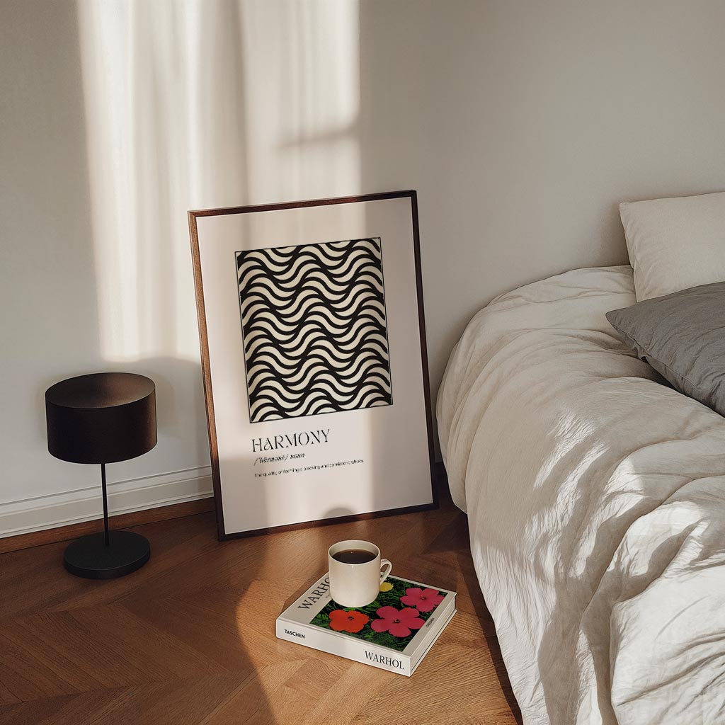 Harmonieuze Golven Poster-WallArtistic