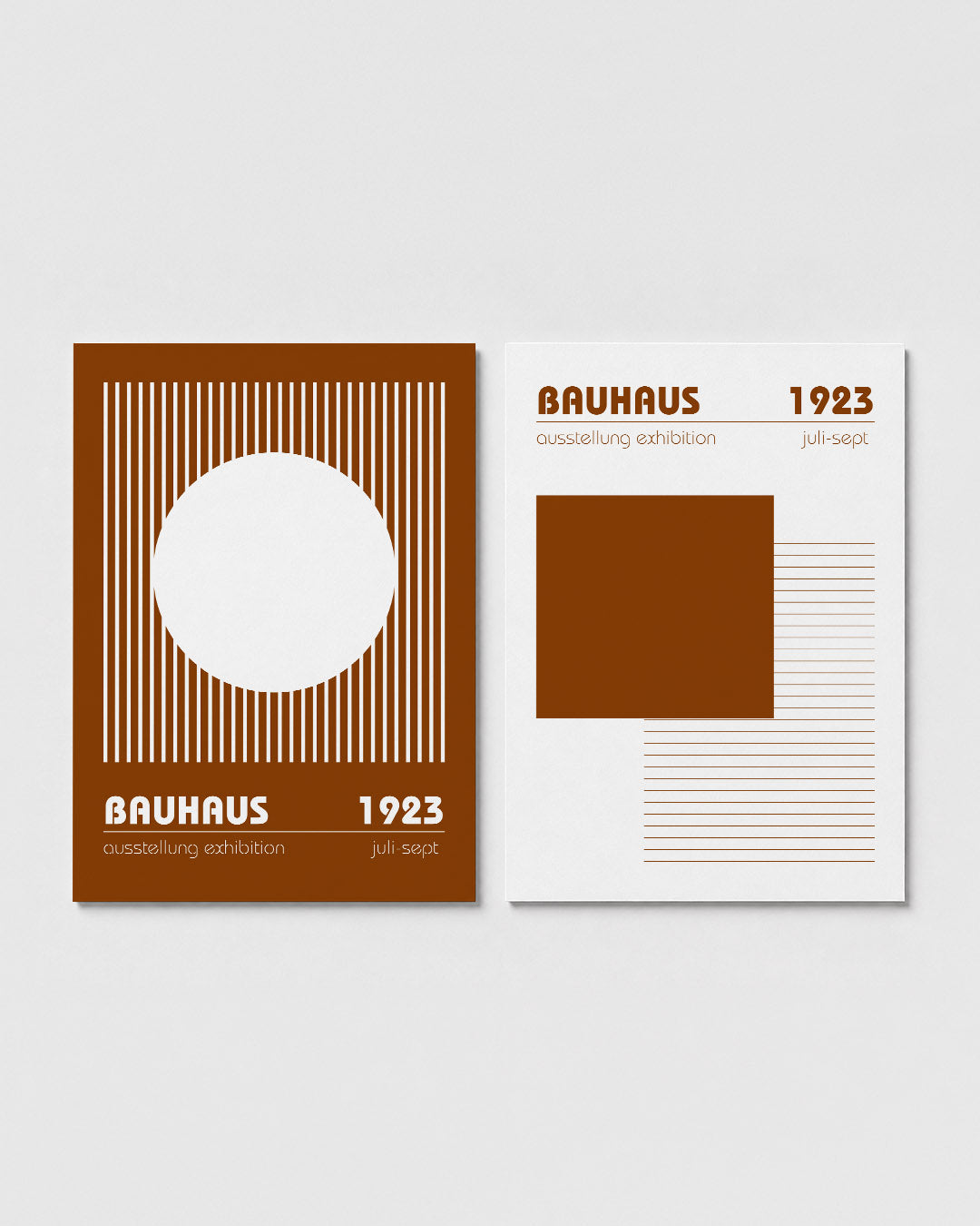 Lijnen en cirkel Postersets
