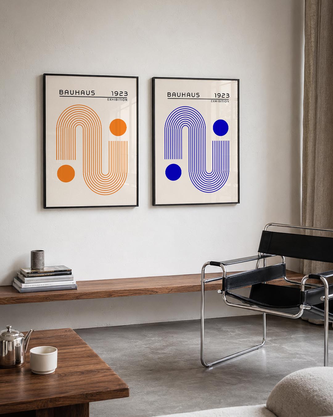 Lijnen en cirkelspel Posterset