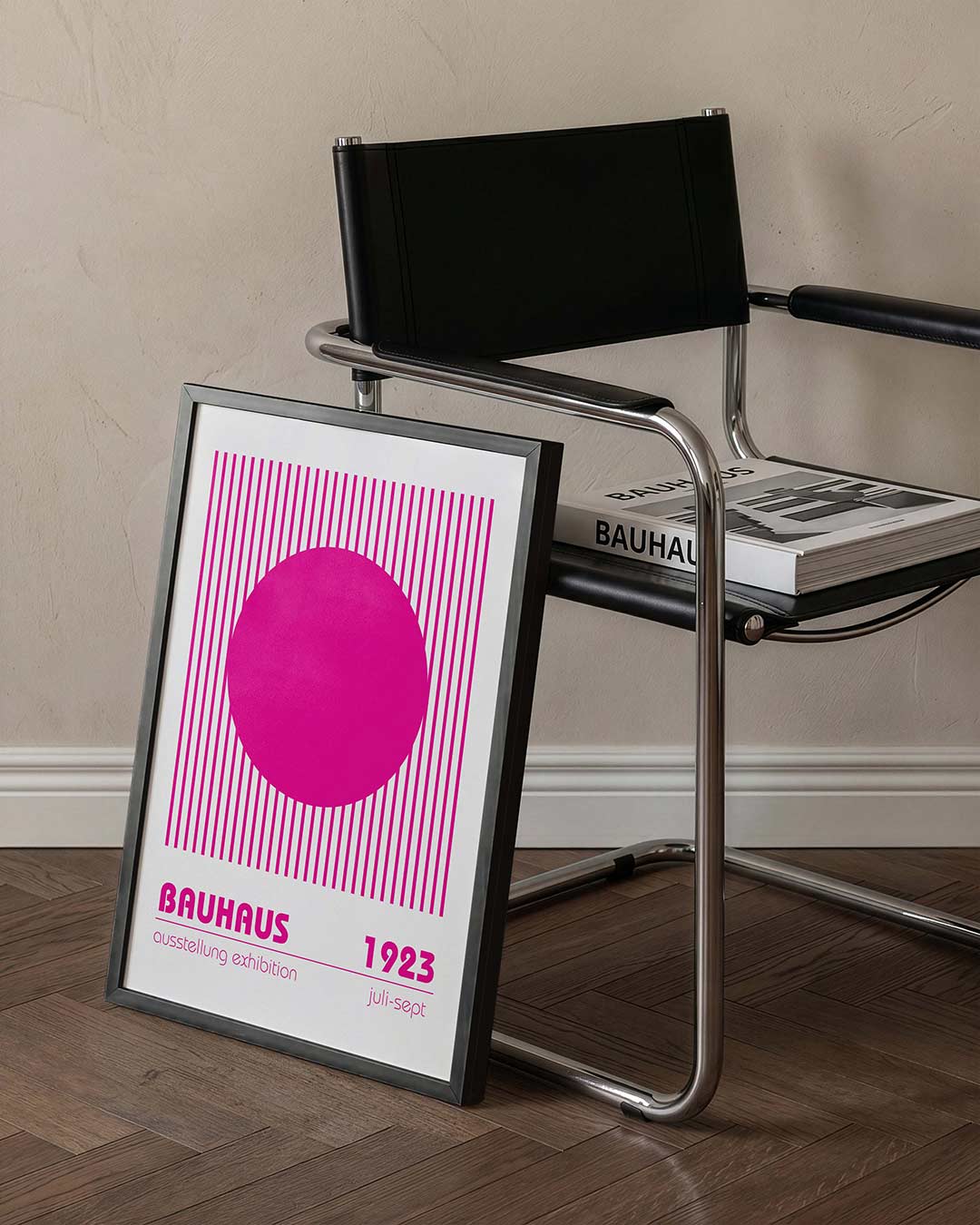 Cirkel en lijnen Poster