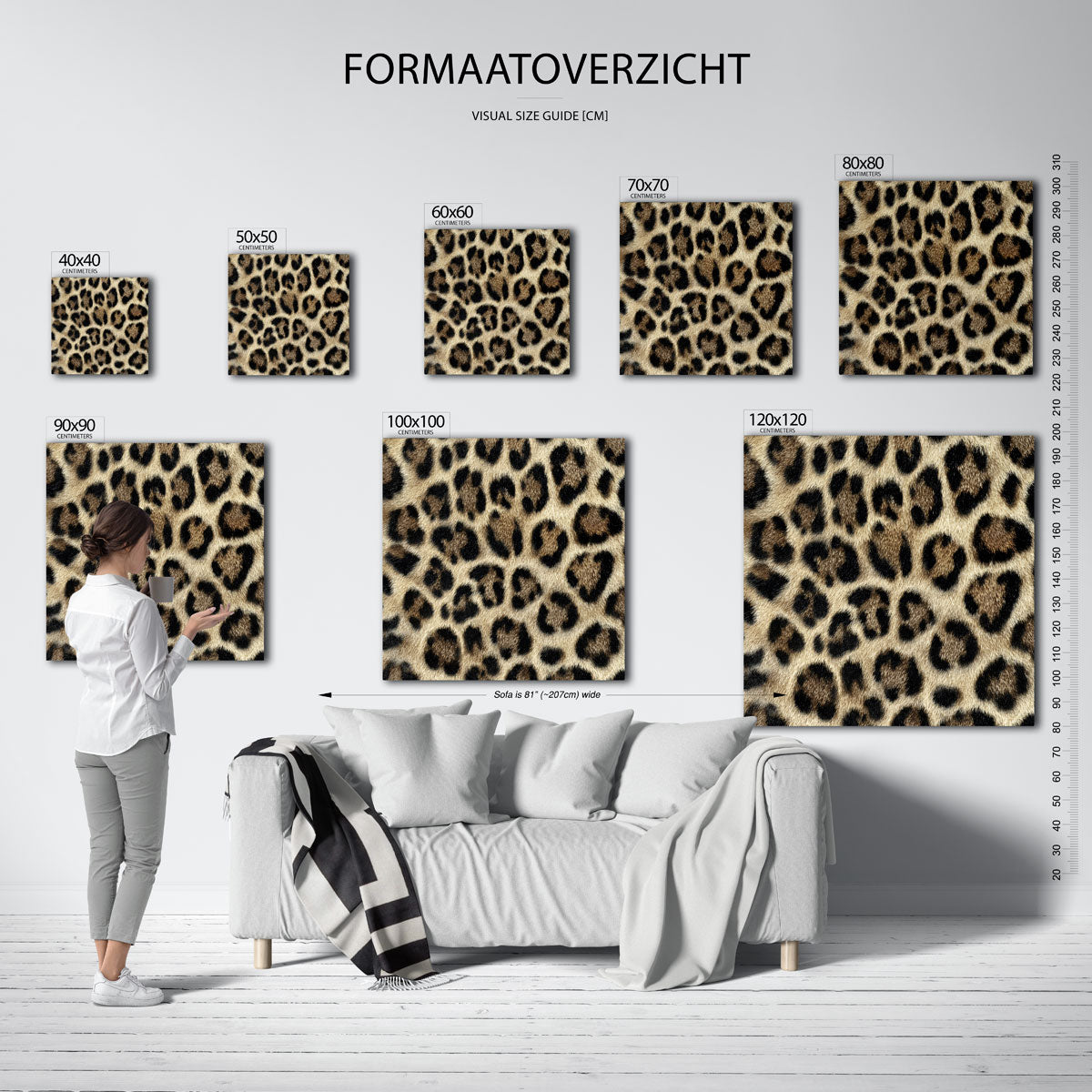 Luipaardprint Poster