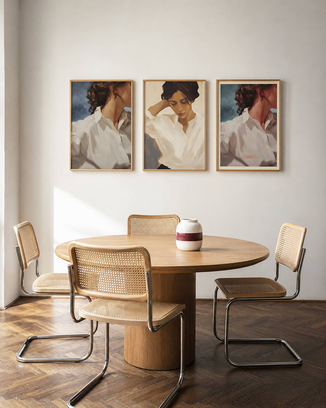 Zachte kleurvlakken Posterset