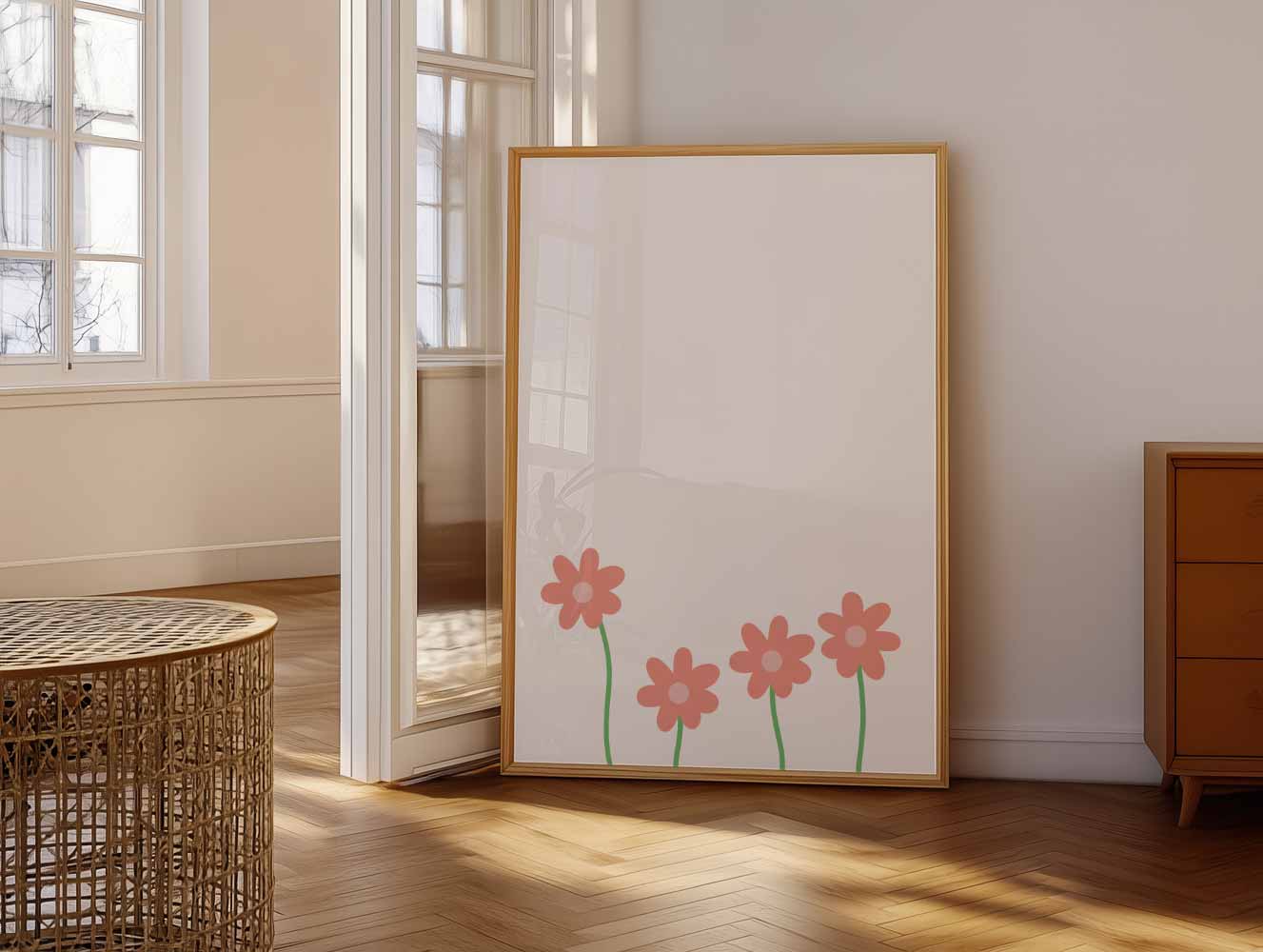 Vrolijke Bloemenpracht Poster-WallArtistic