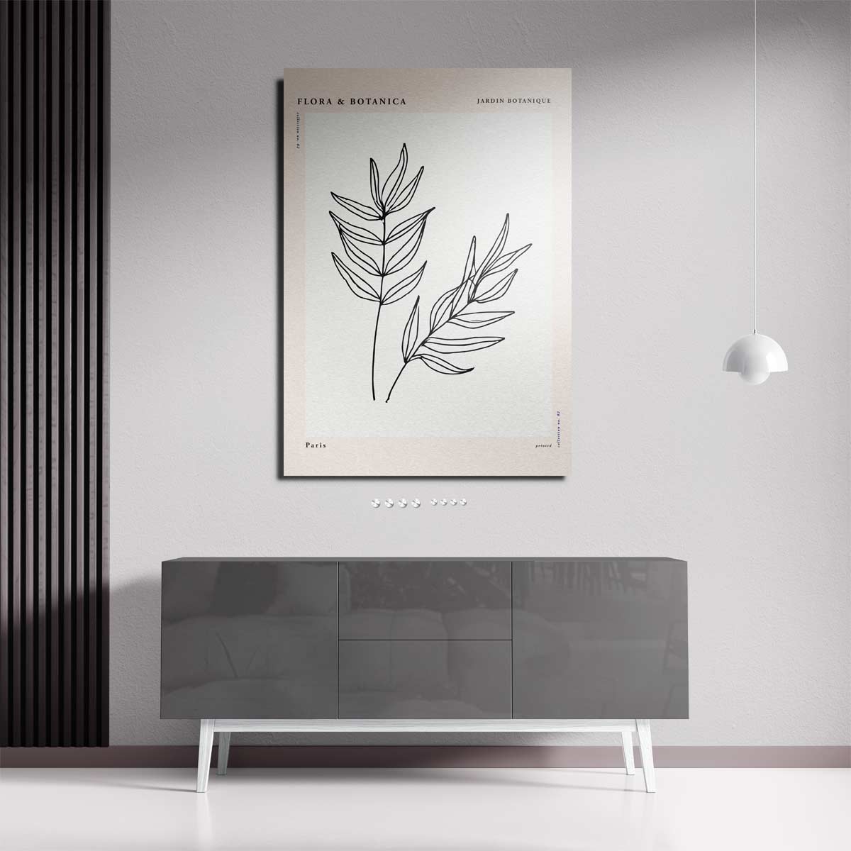 Botanische Lijntekening Poster