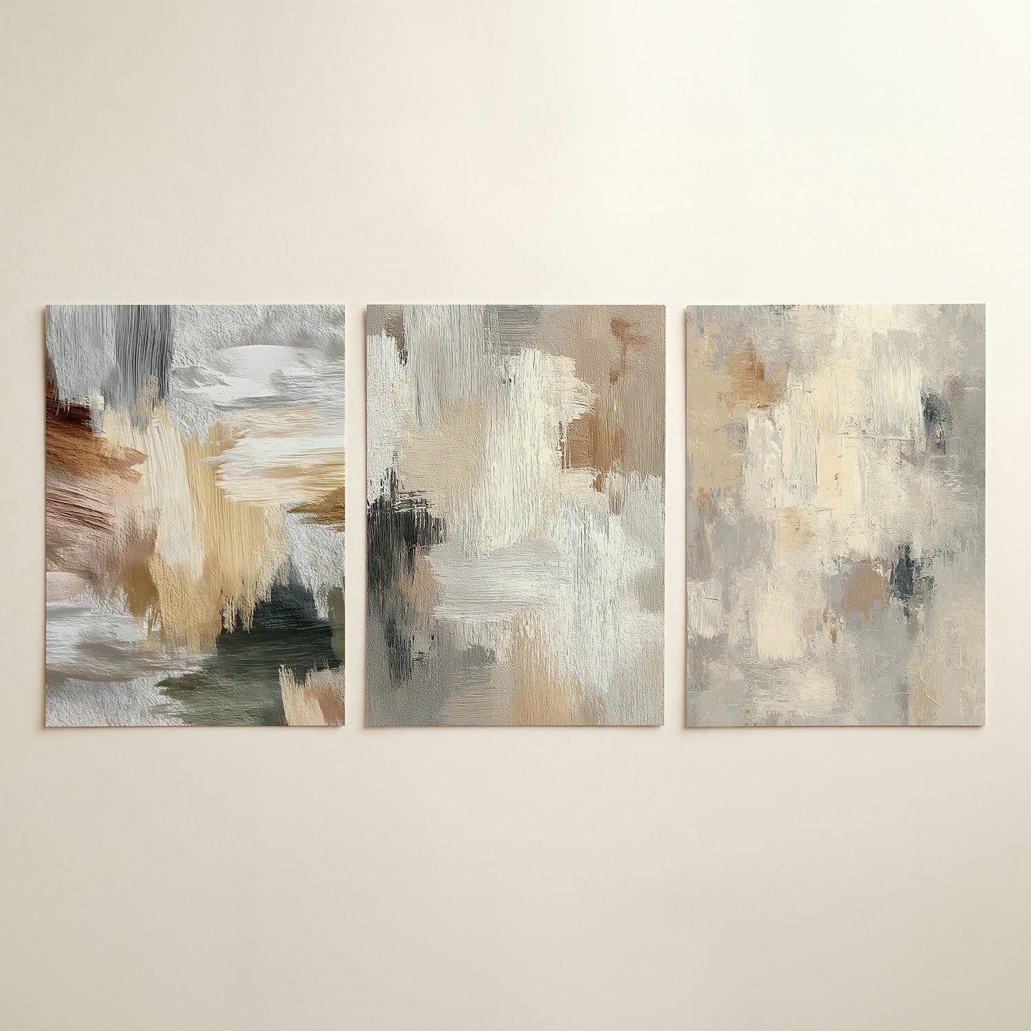 Kleurige streken Posterset