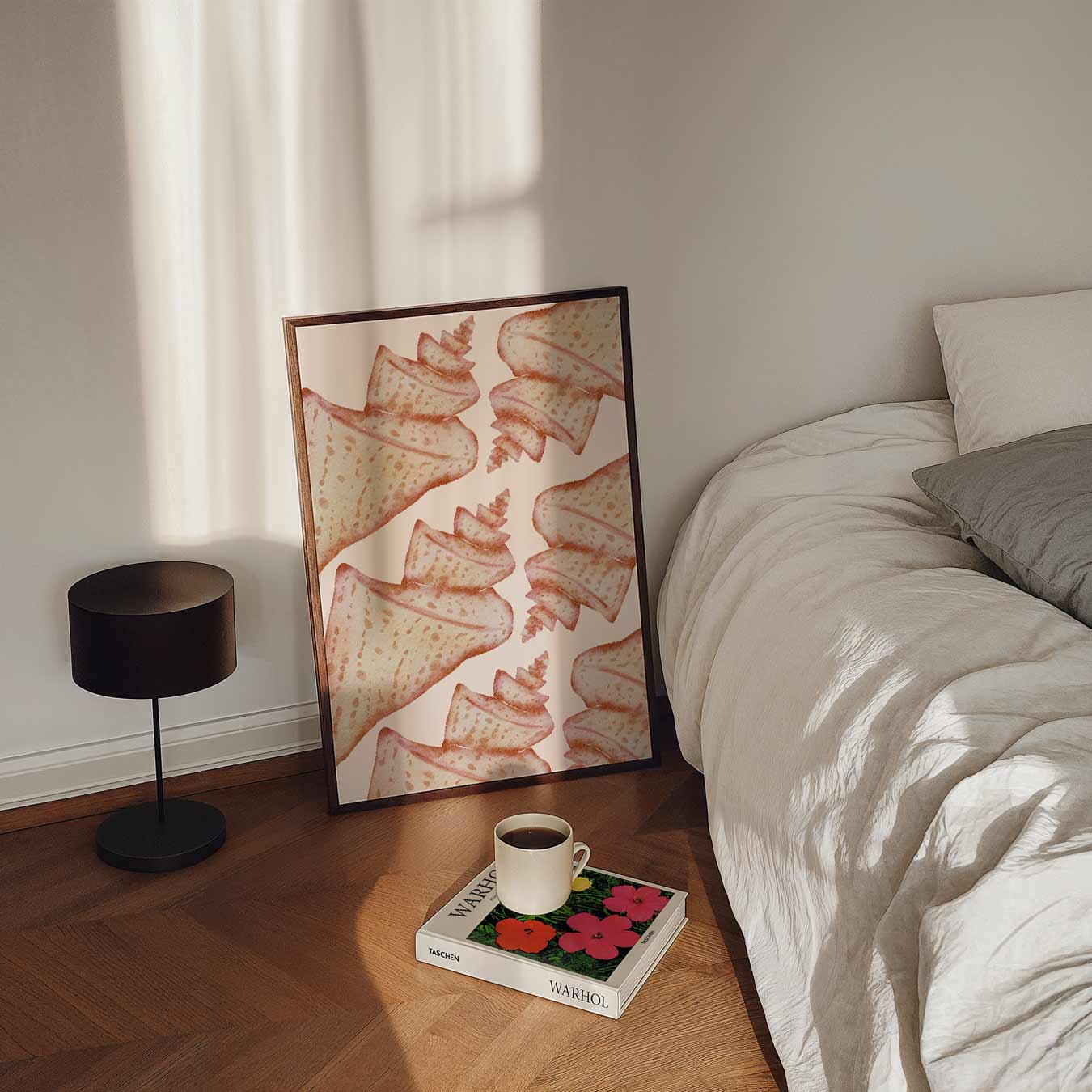 Lila Schelpen Poster-WallArtistic