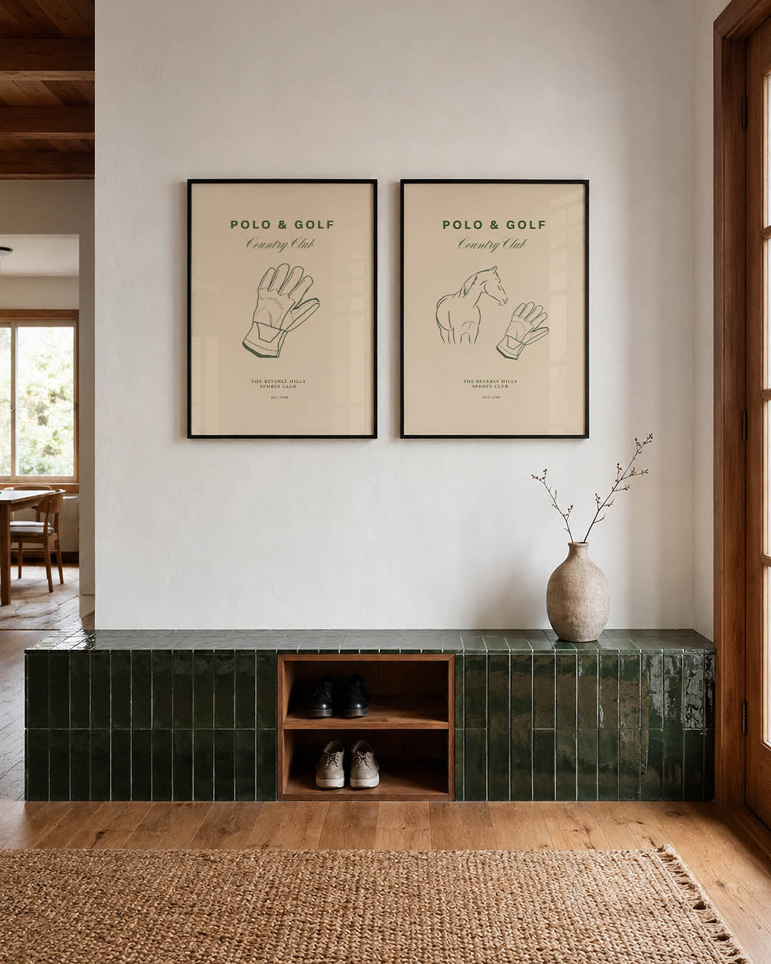 Lijn en handschoen Posterset