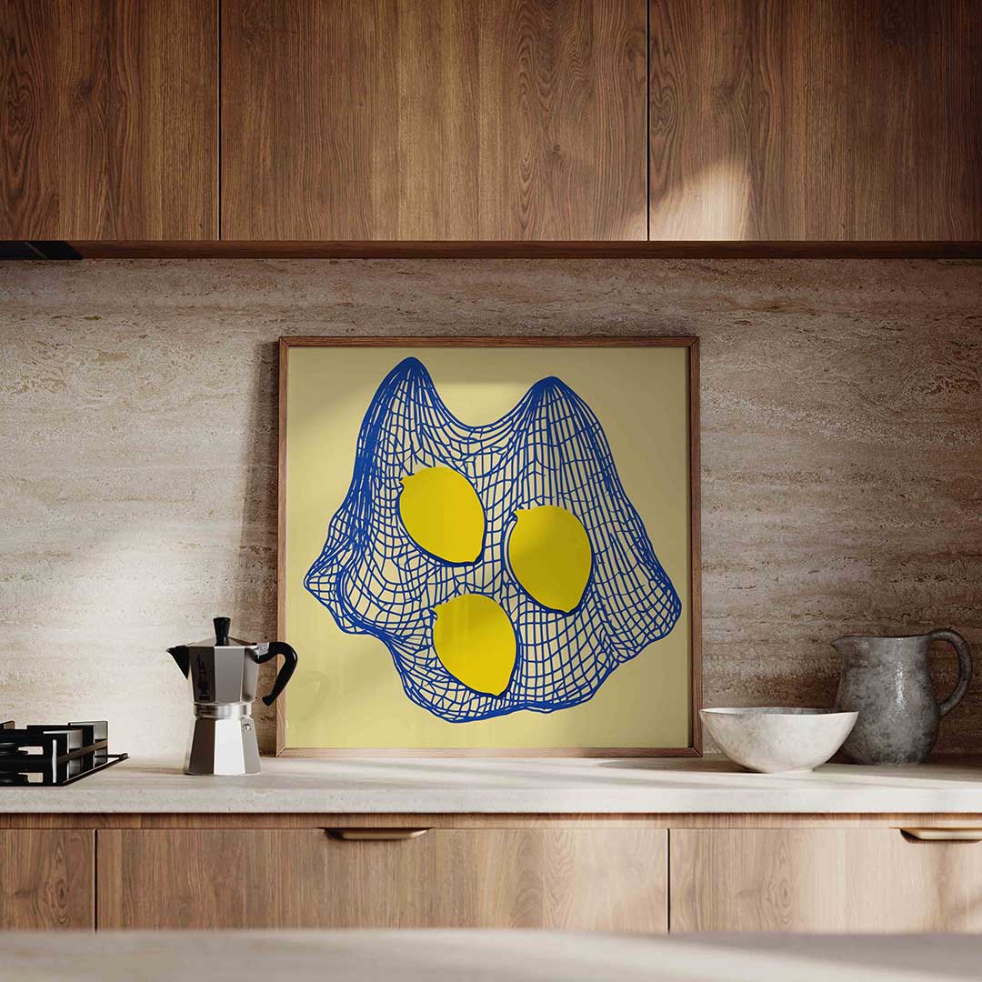 Citroenen in net Poster