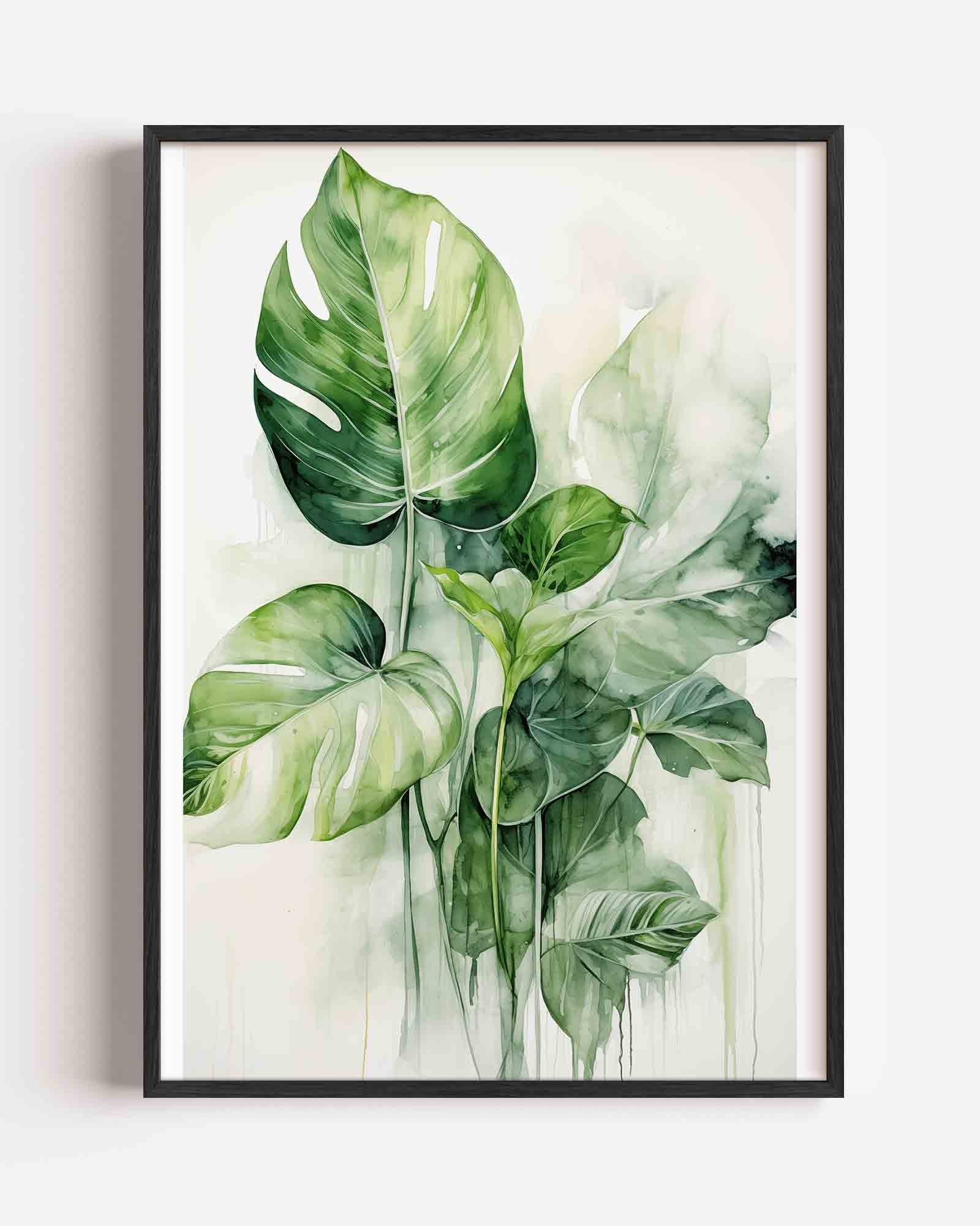 Groene bladeren Poster