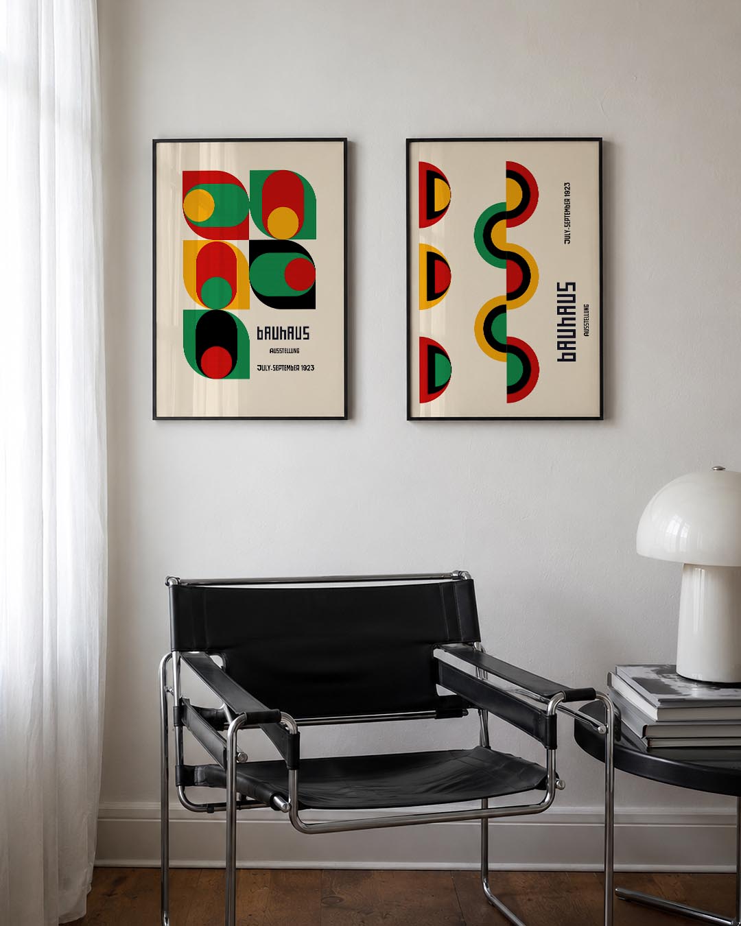 Kleurrijke vormen Posterset