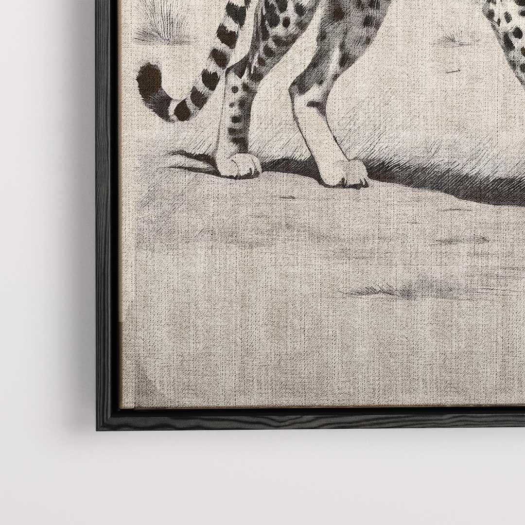 Majestueuze Cheetah in de Savanne Kunstwerk