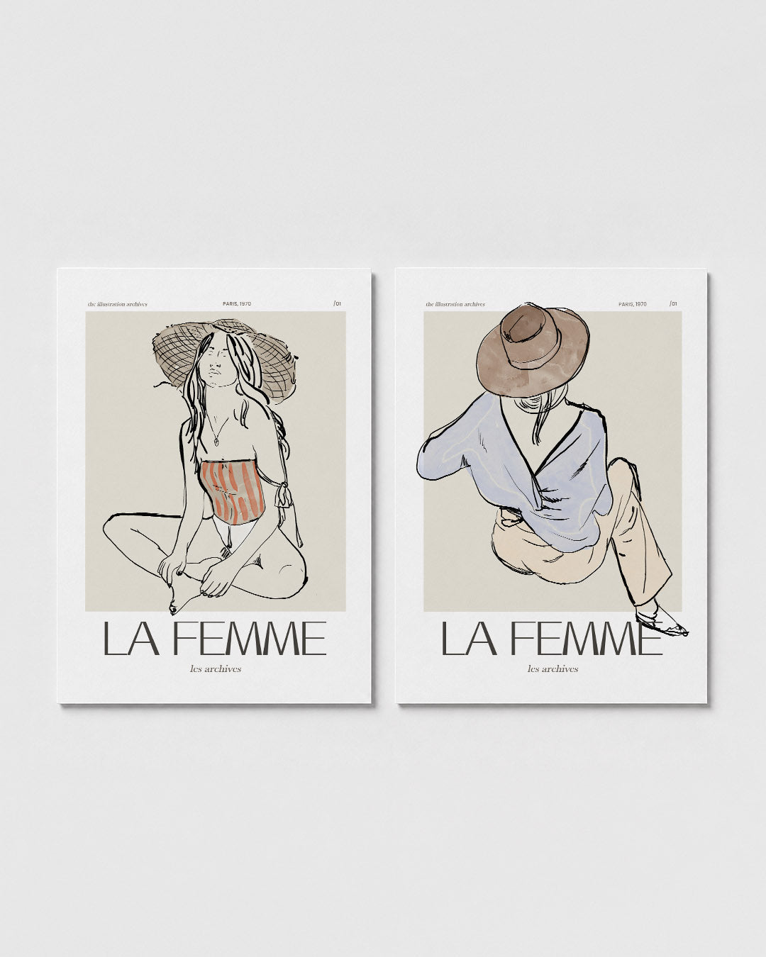 Lijn en kleur Posterset
