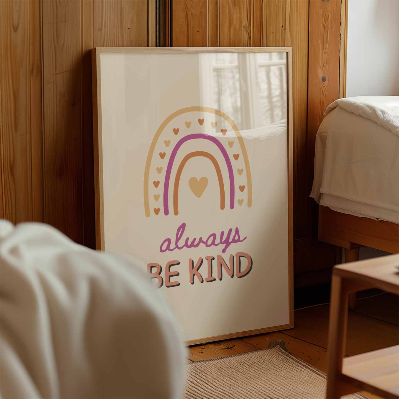 Rainbow Vibes Positivity Poster-WallArtistic