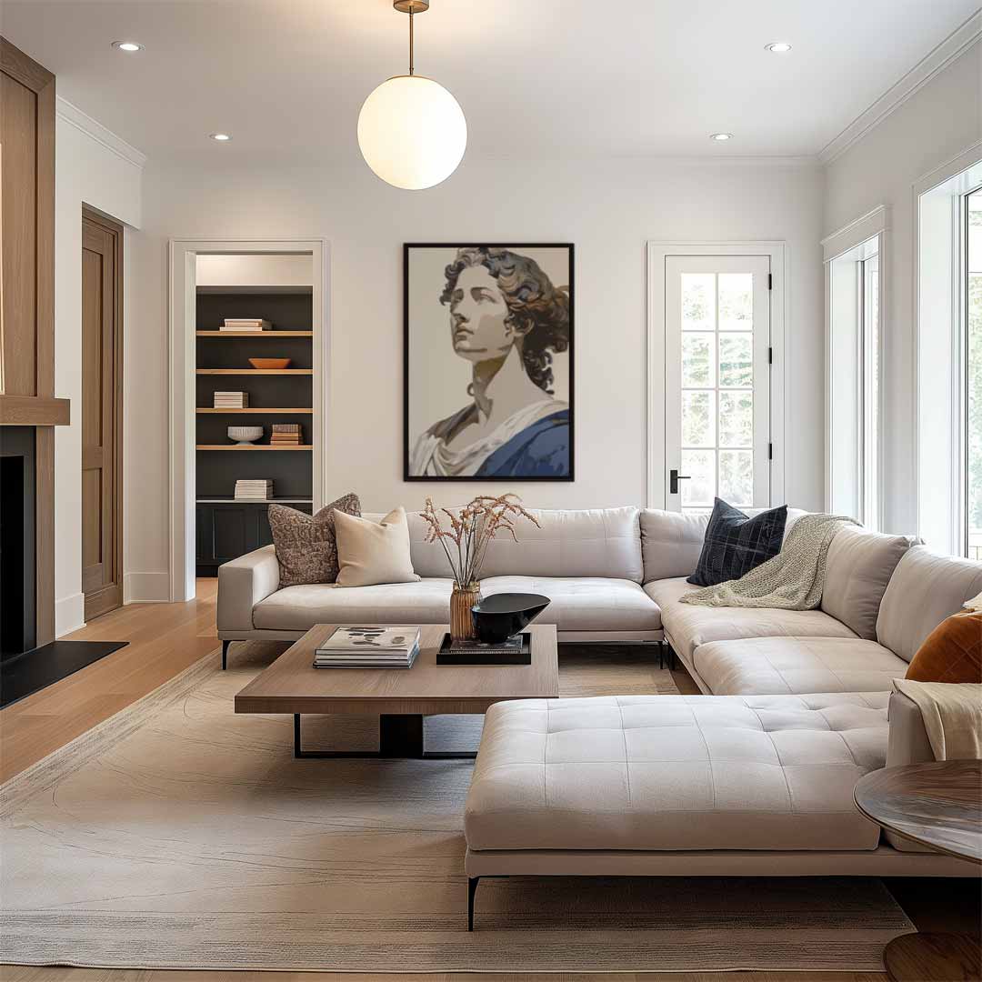 Tijdloze Elegantie Kunstwerk-canvas-dibond-plexiglas-wanddecoratie-WallArtistic