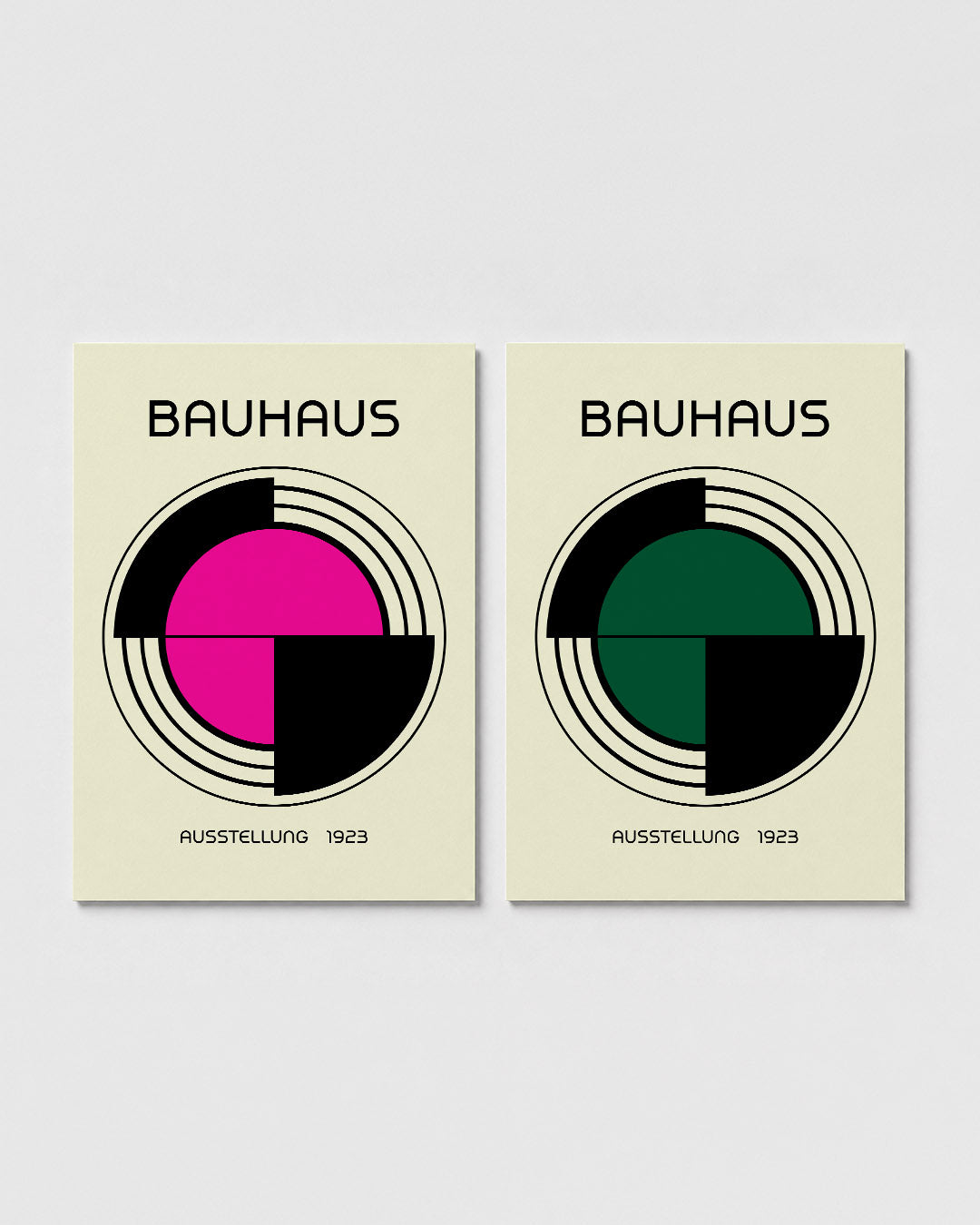 Cirkel en lijnen Posterset