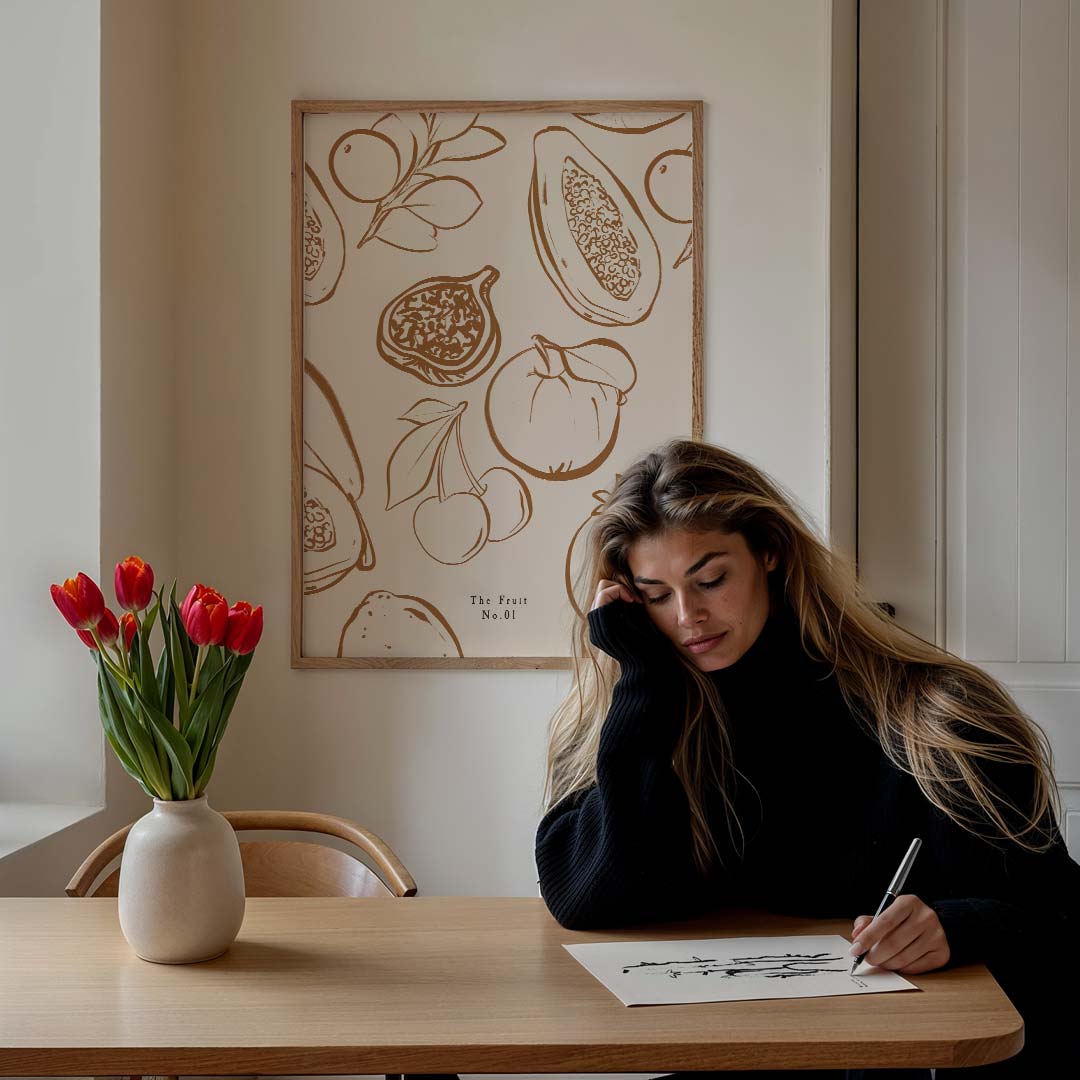 Fruitige Kunstposter-WallArtistic