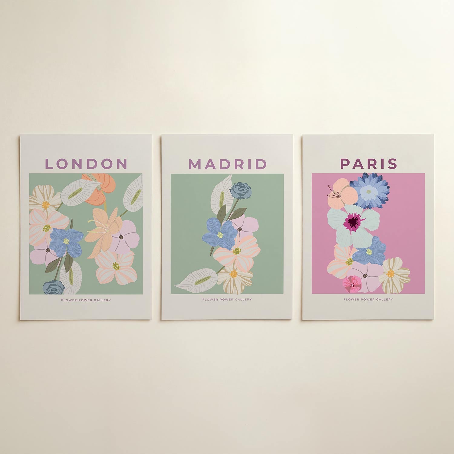 Bloemenpracht Posterset