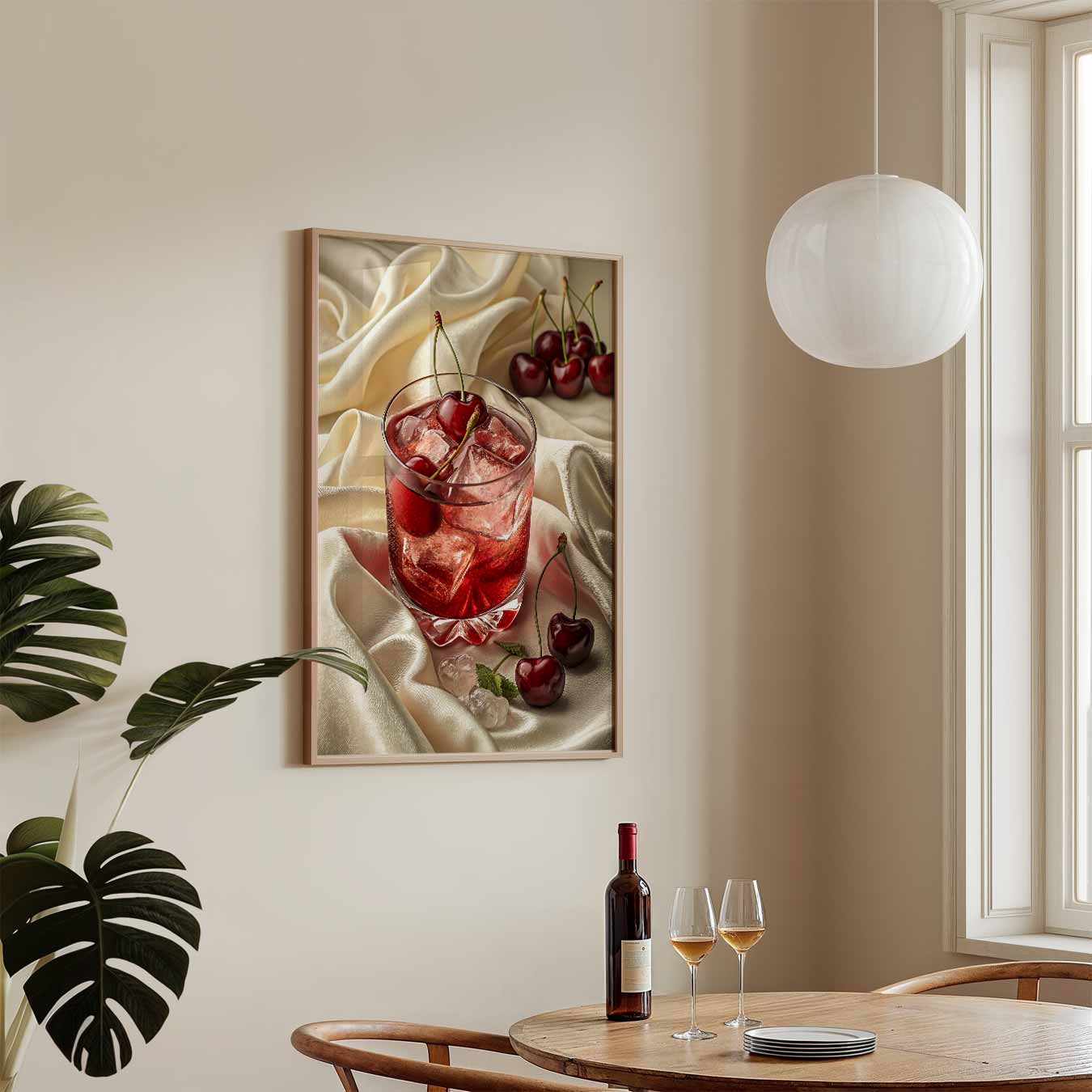 Verfrissende Kersenluxe Poster-WallArtistic