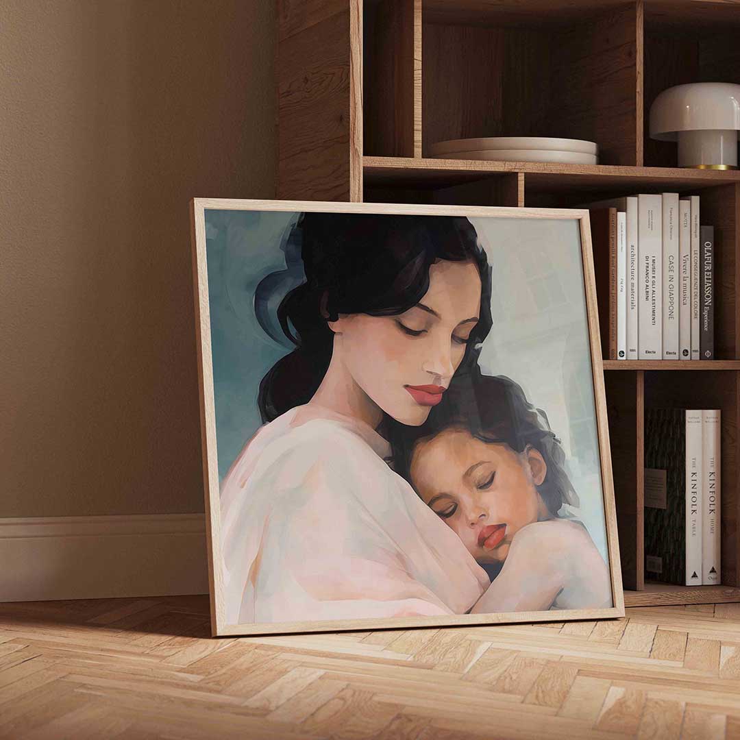 Moeder en kind Poster