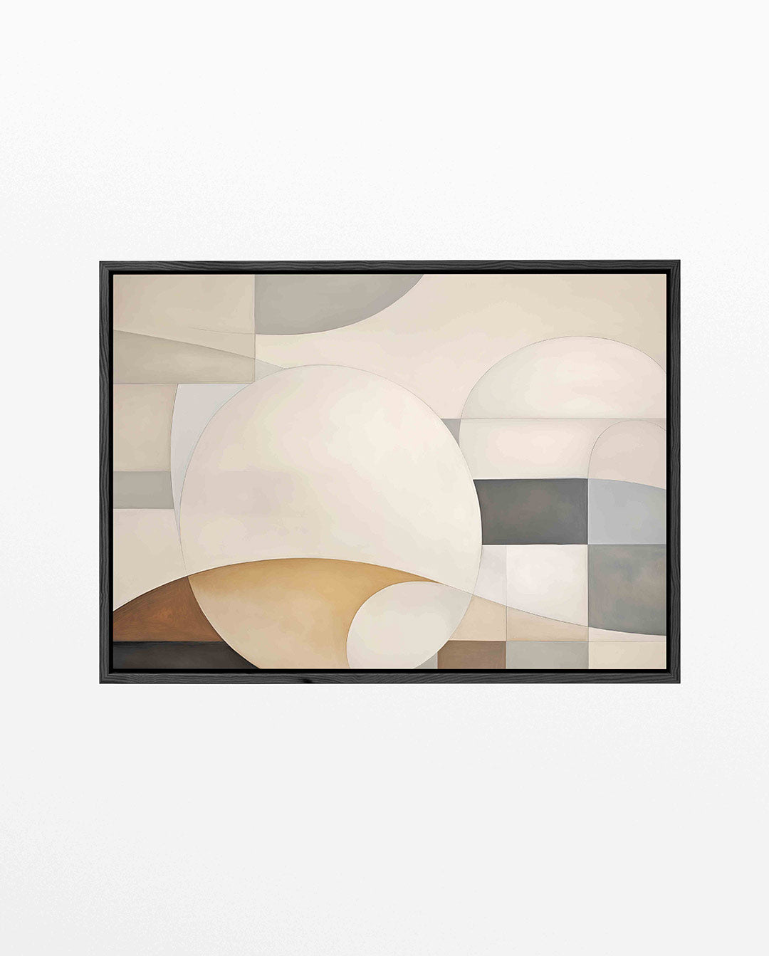 Geometrische vormen compositie Kunstwerk