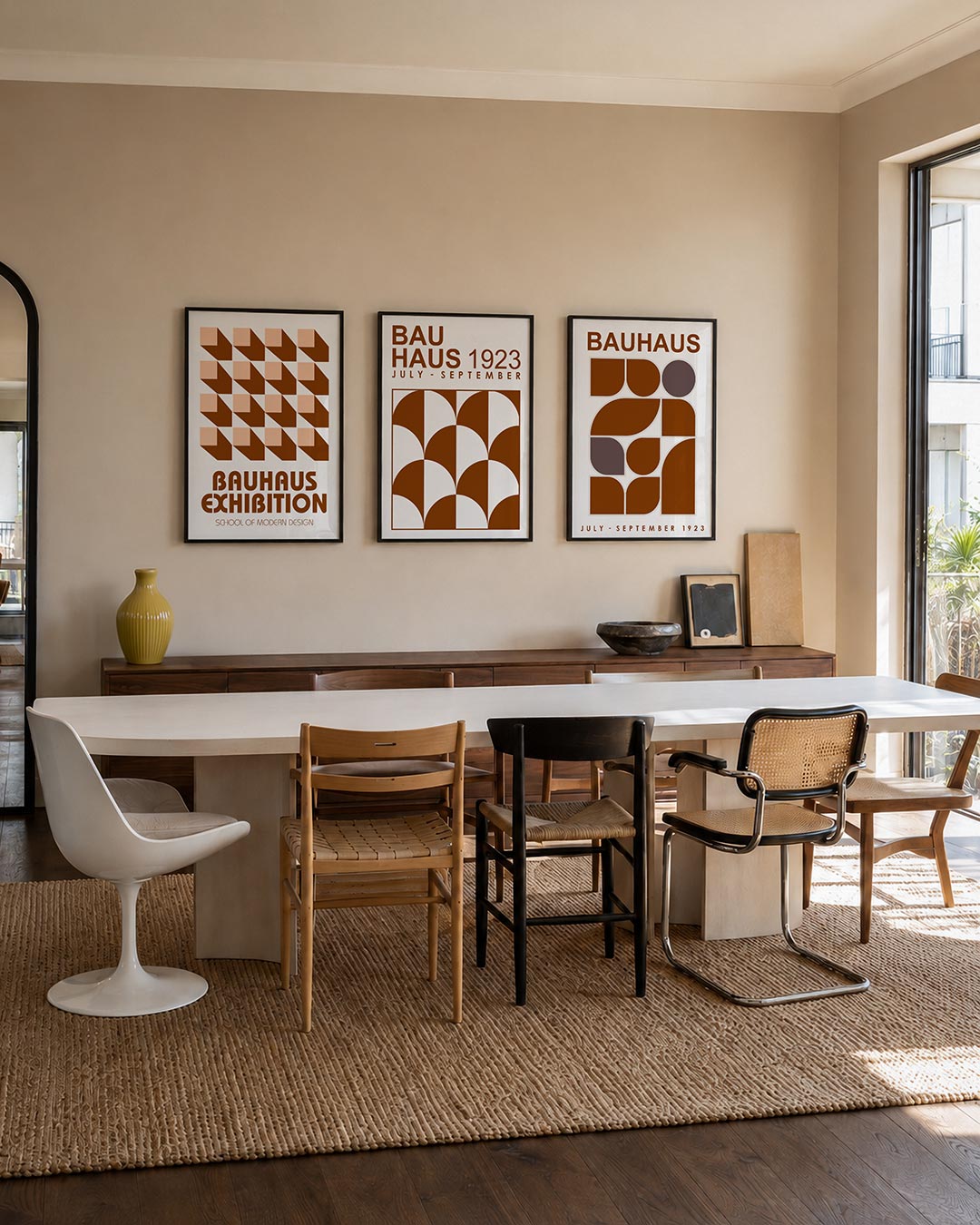 Vorm en schaduw Posterset