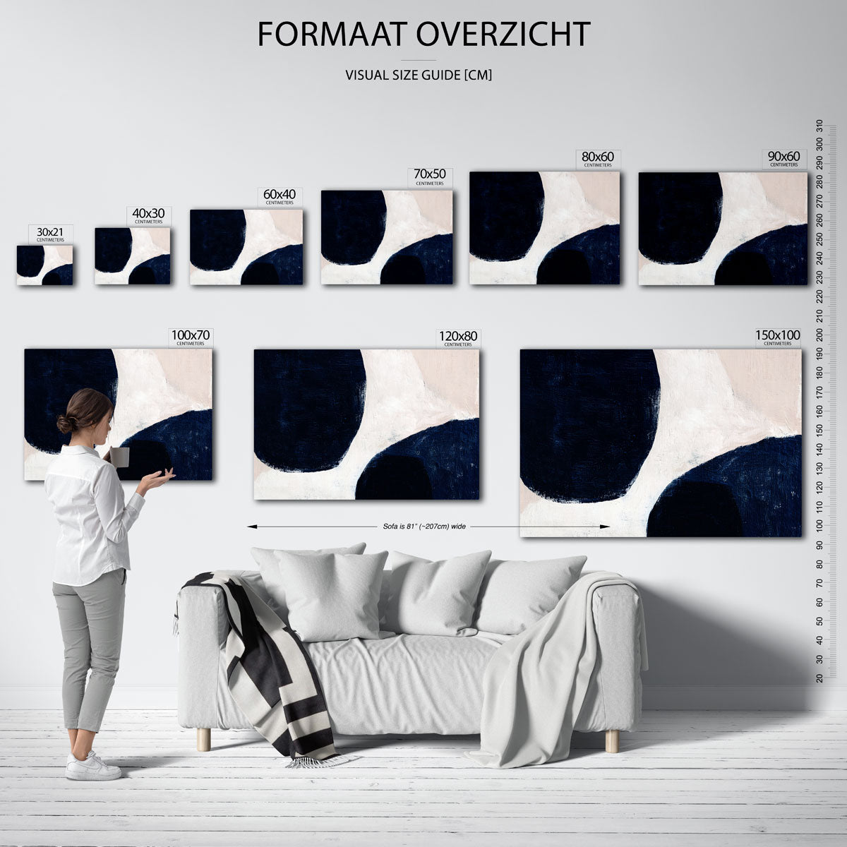 Abstracte vormen Poster