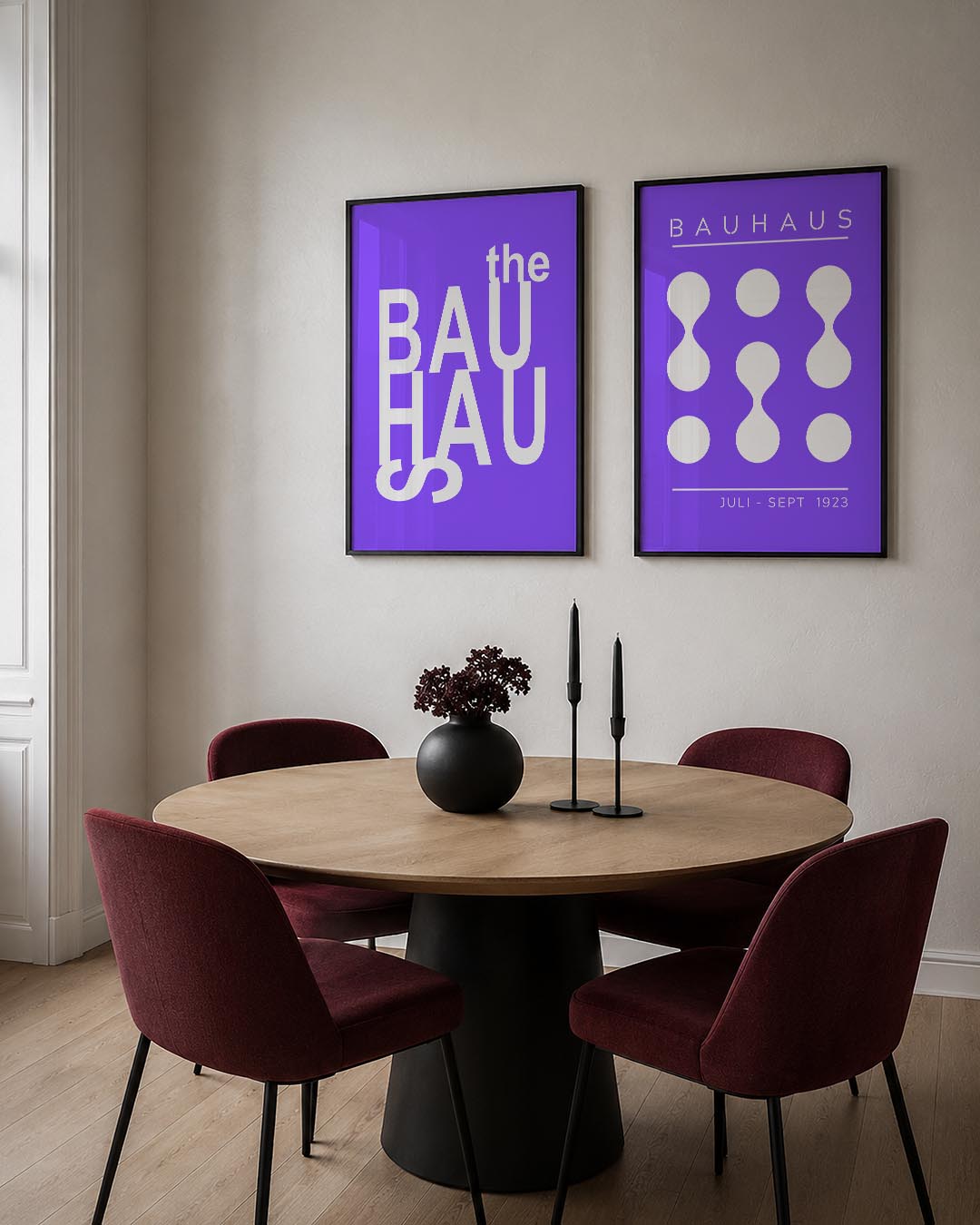 Typografisch spel Posterset