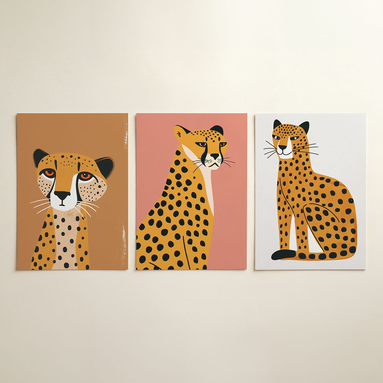 Vorm en vlekken Posterset