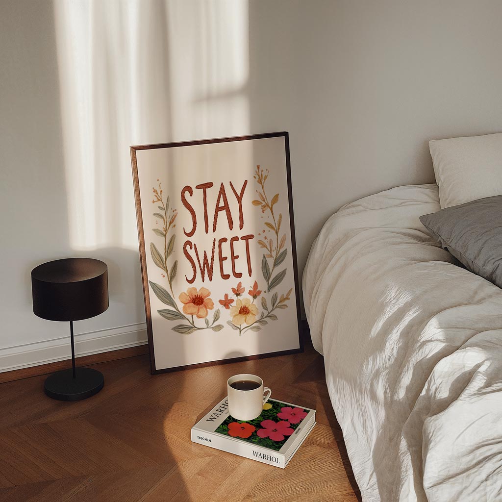 Blijvende Zoetheid Bloemenposter-WallArtistic