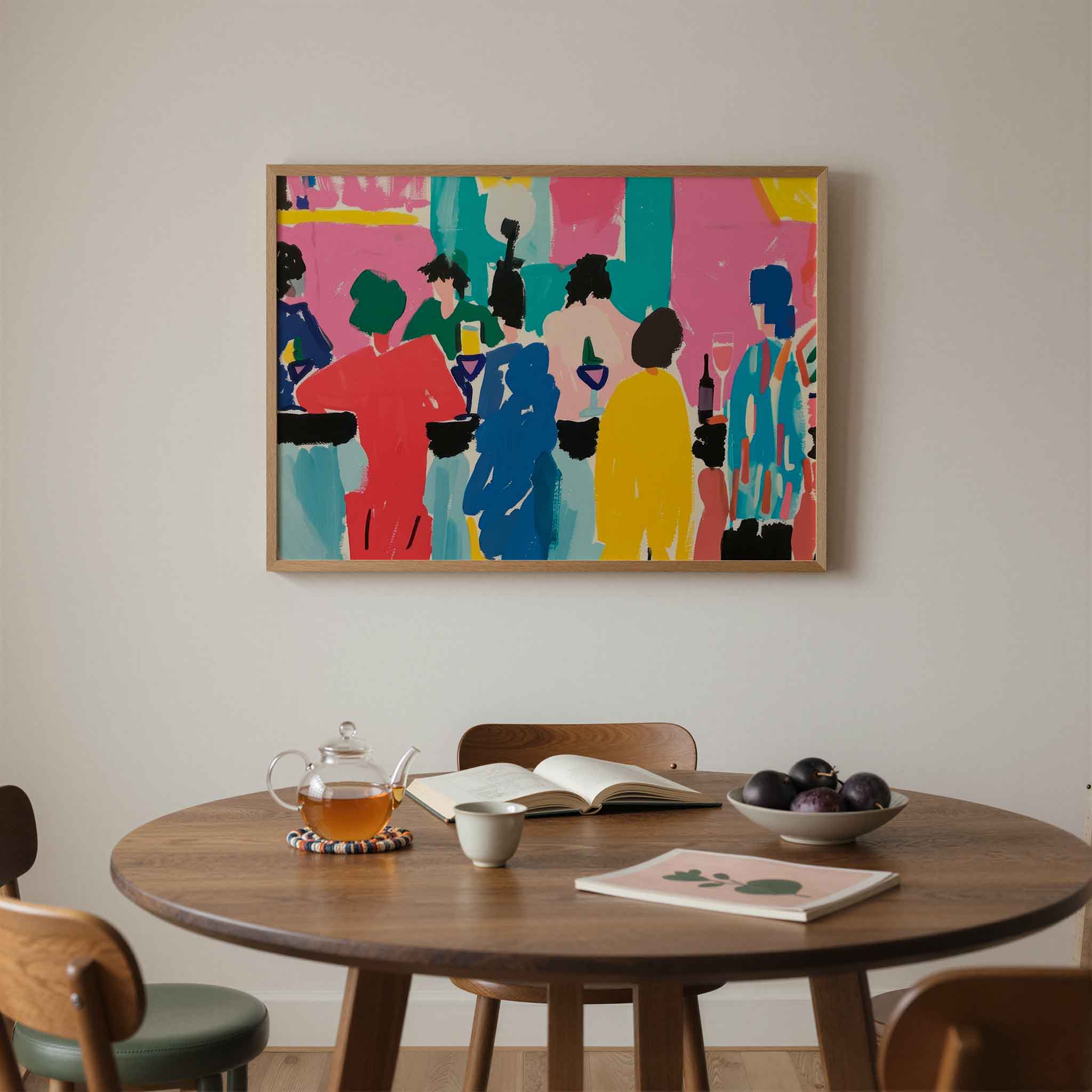 Levendige figuren Poster