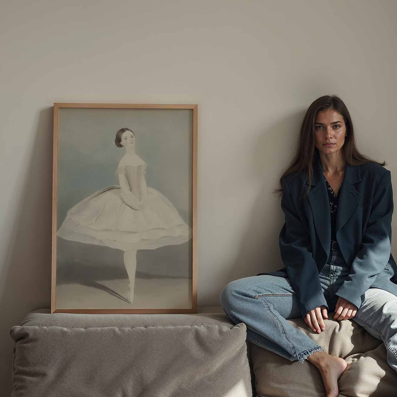 Elegantie van de Ballerina Poster-WallArtistic