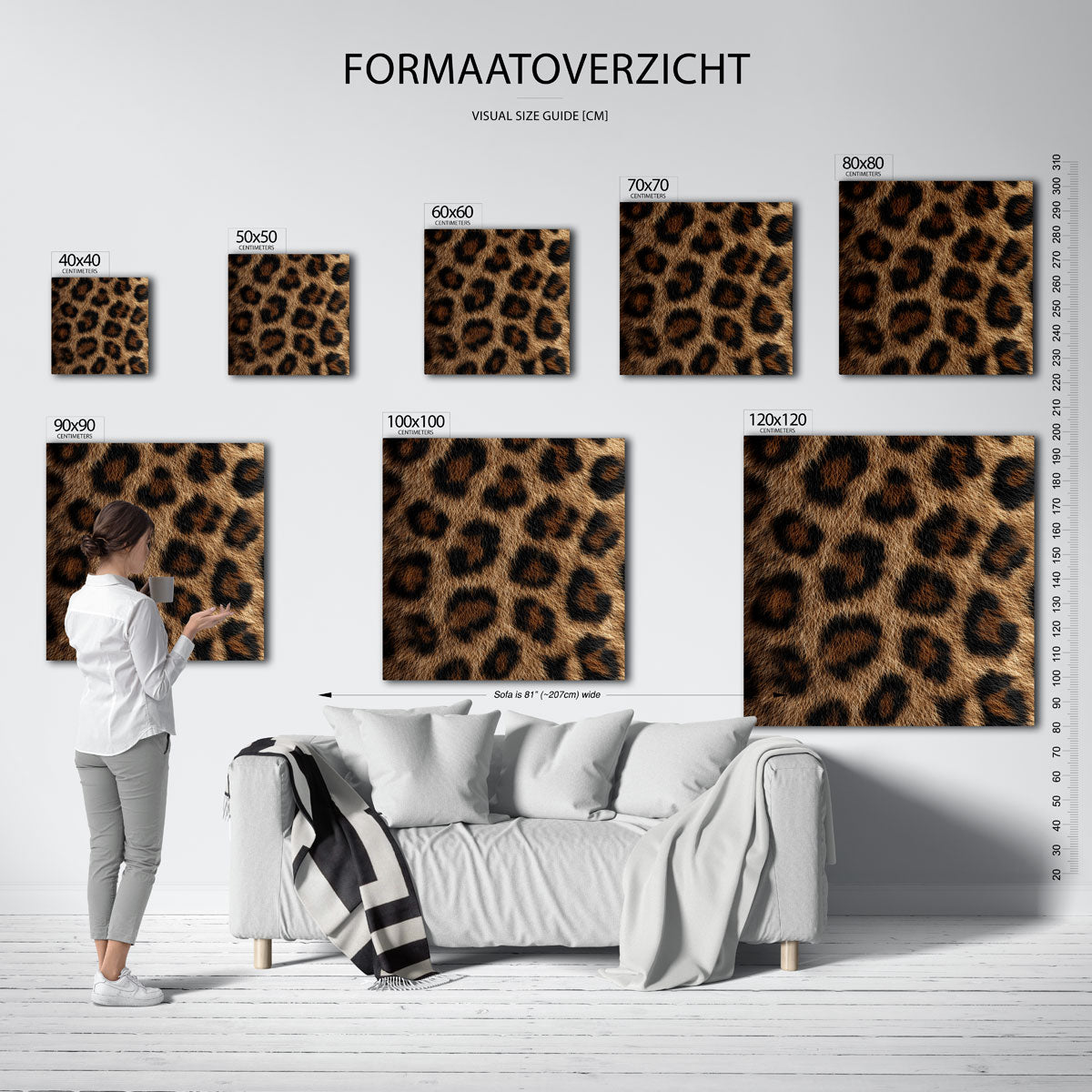 Luipaardprint Poster