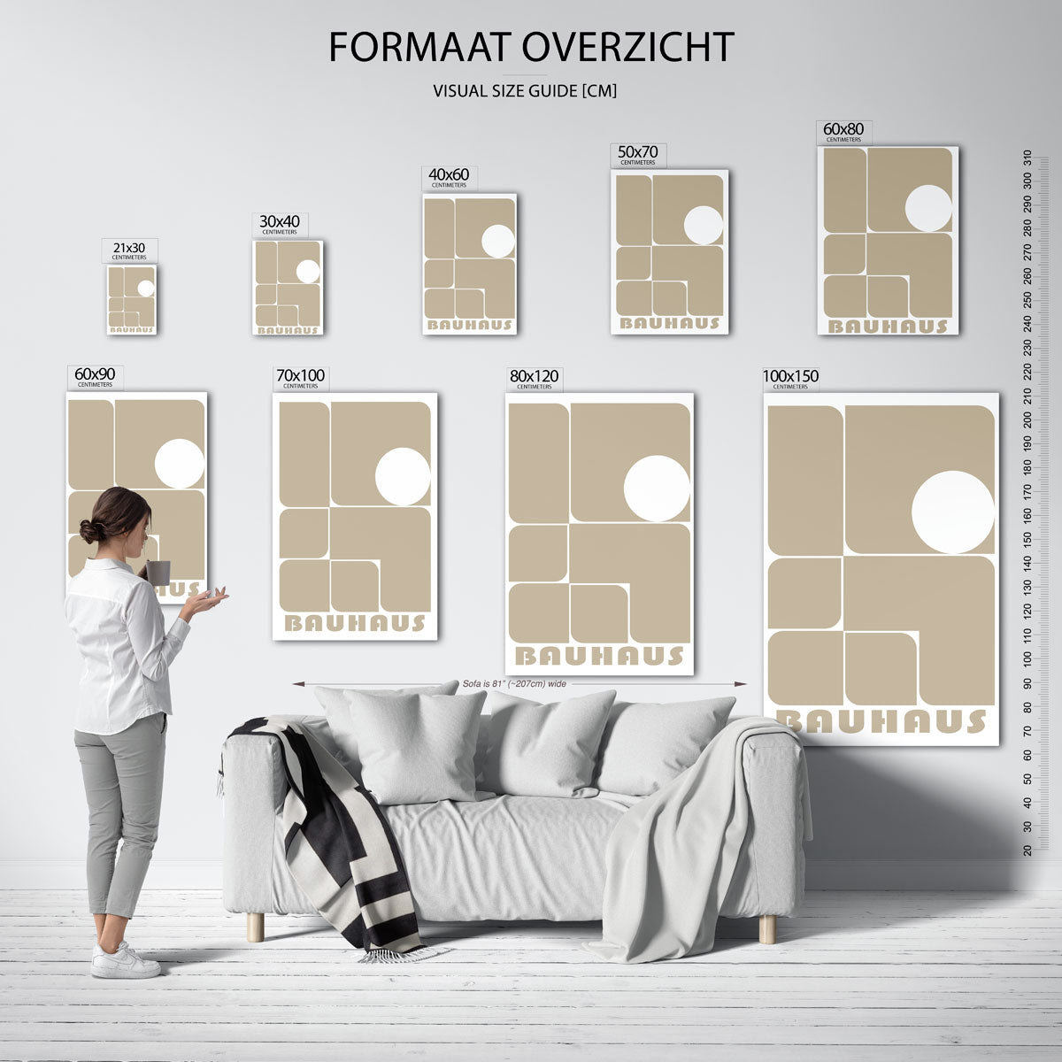 Vormen en vlakken Poster