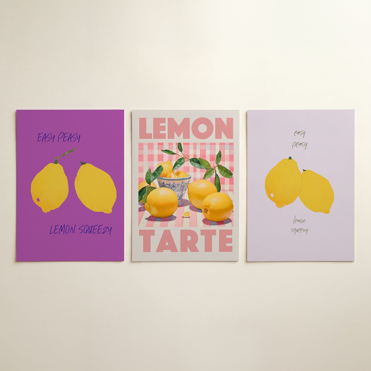 Citroen kleurenspel Posterset