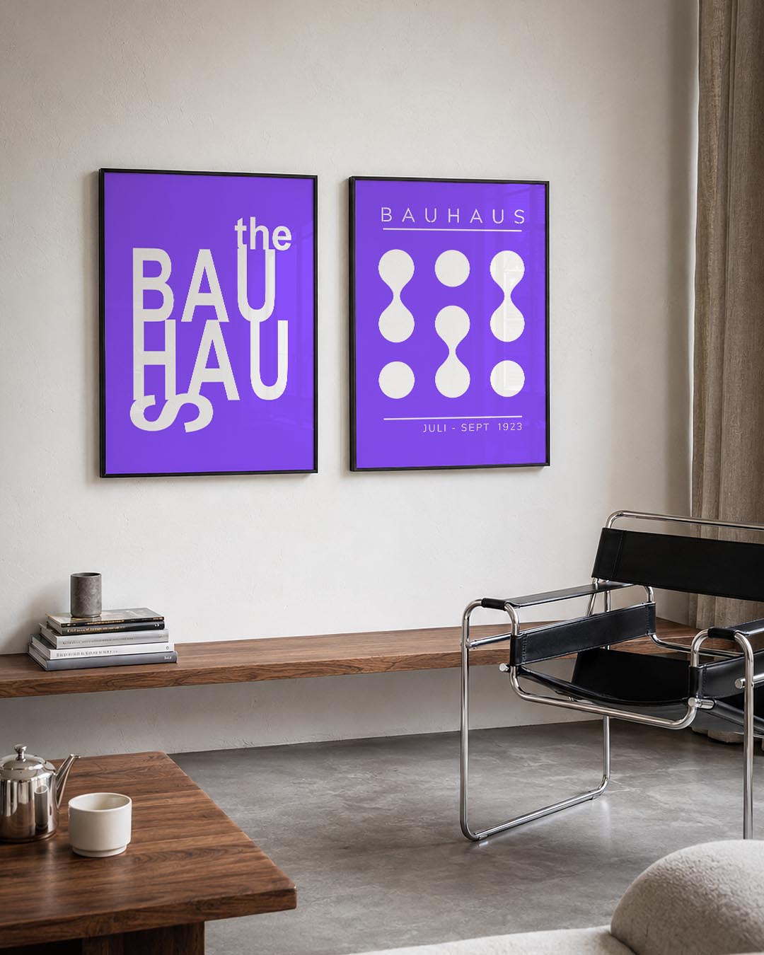 Typografisch spel Posterset