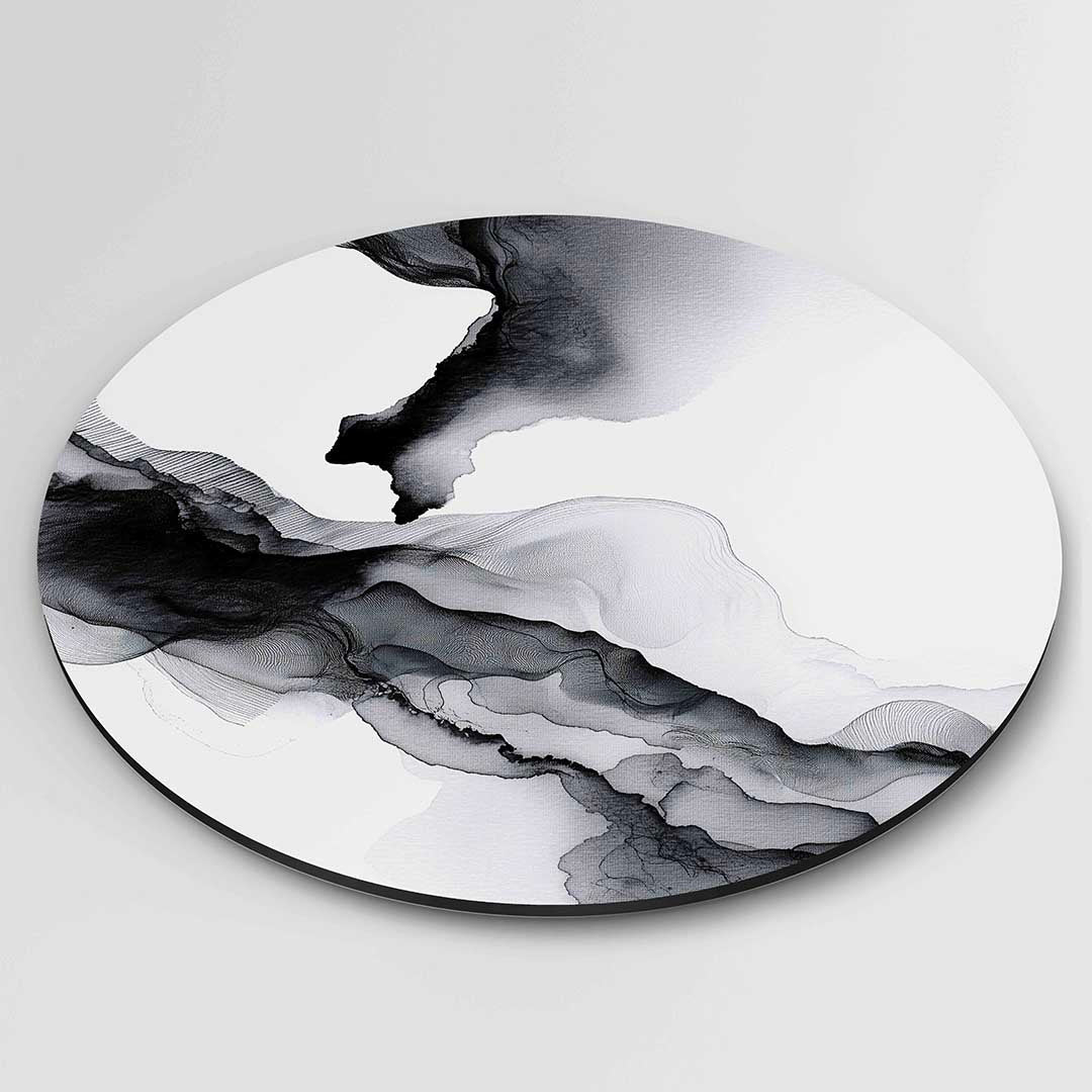 Abstracte lijnen Muurcirkel