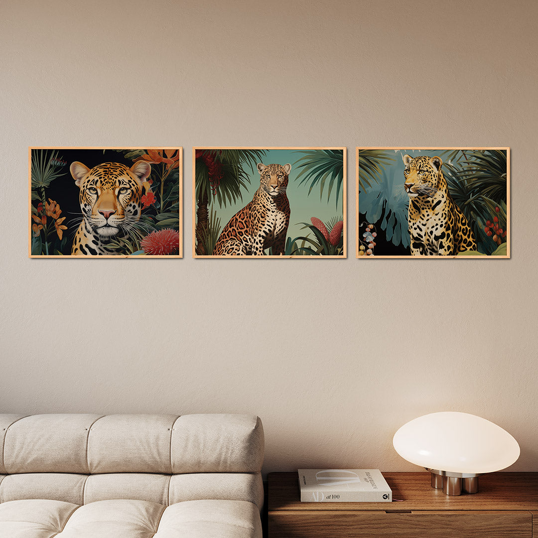 Dierlijke bloemenpracht Posterset