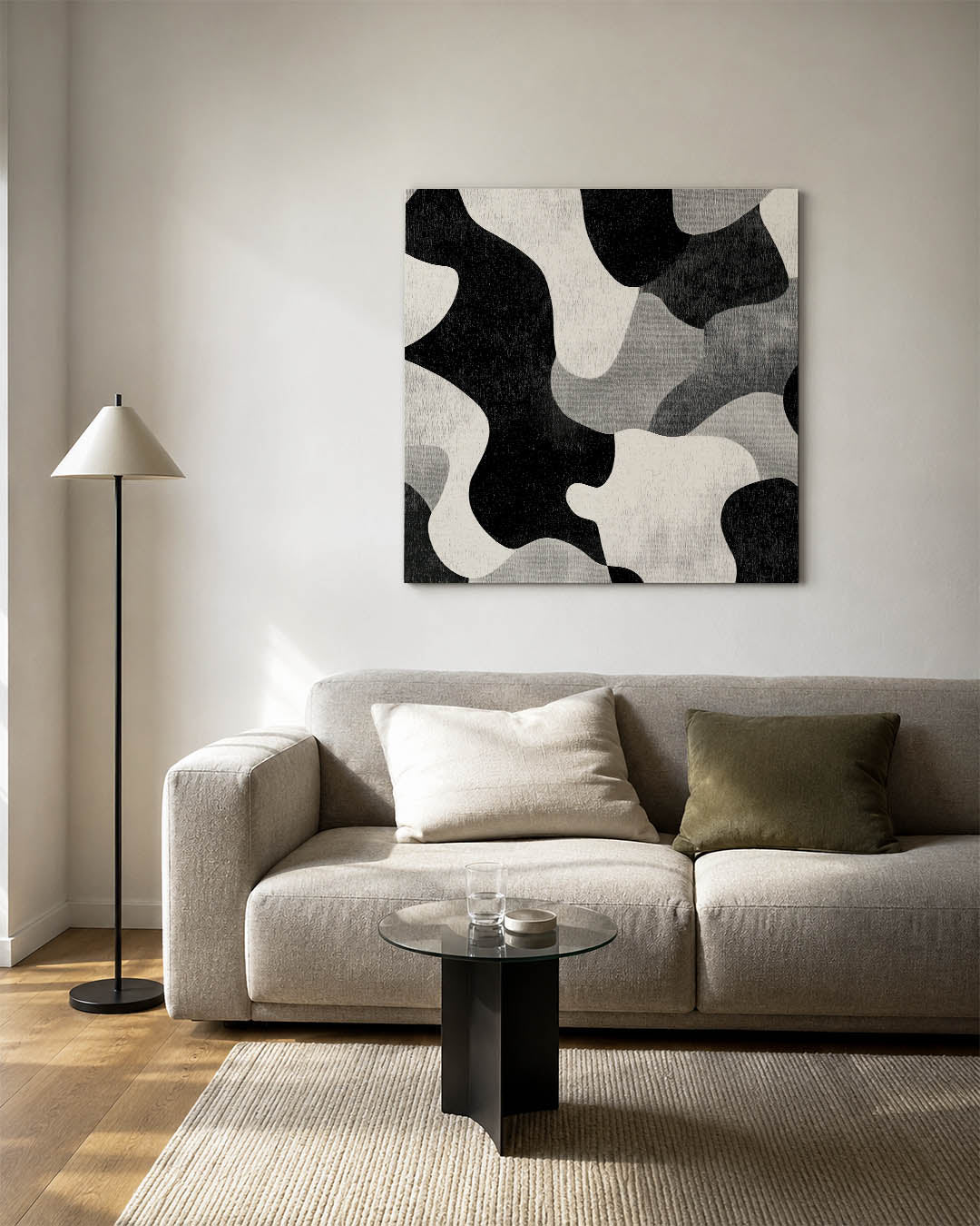 Organische vormen Kunstwerk