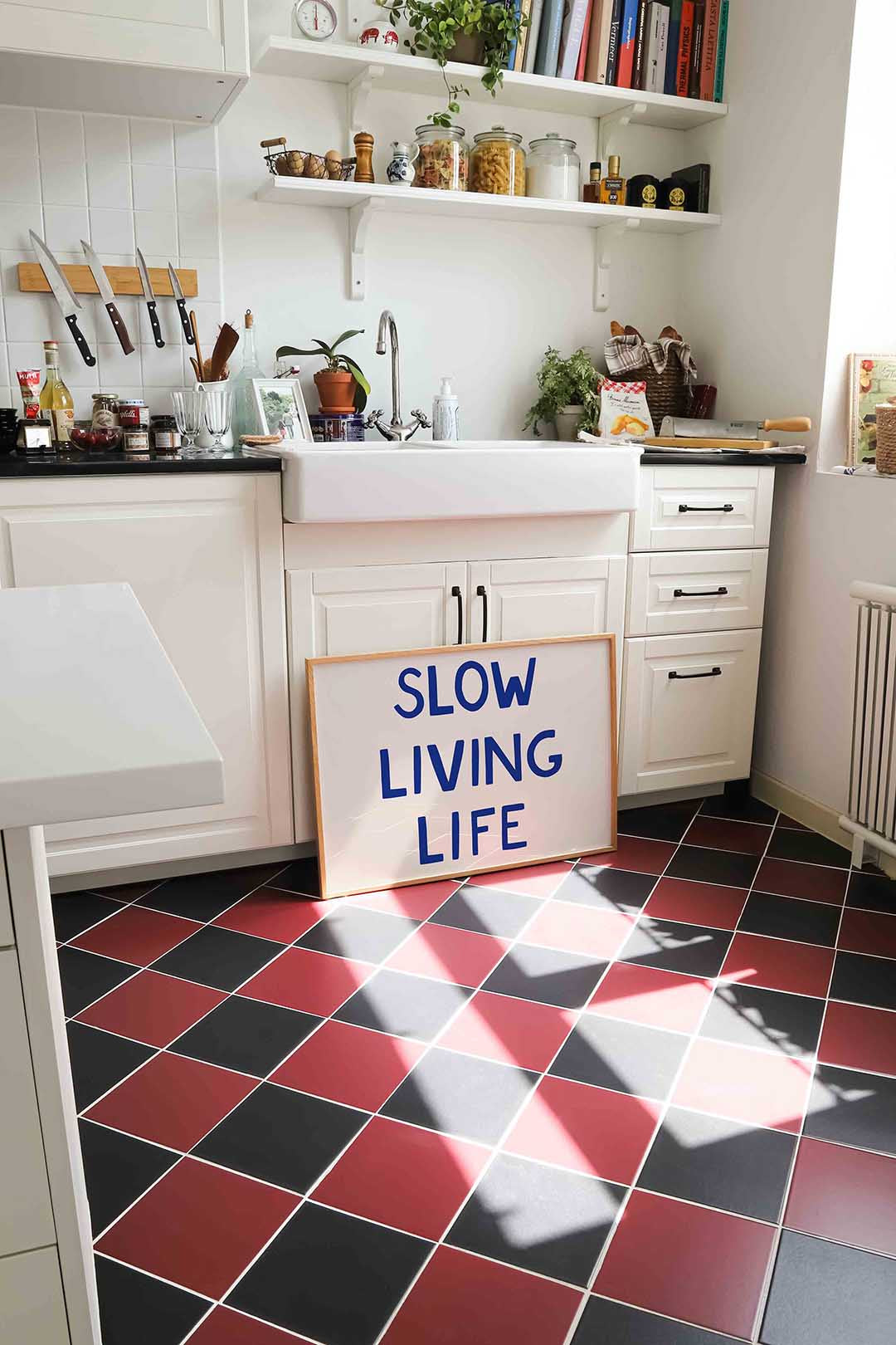 Slow living life Poster