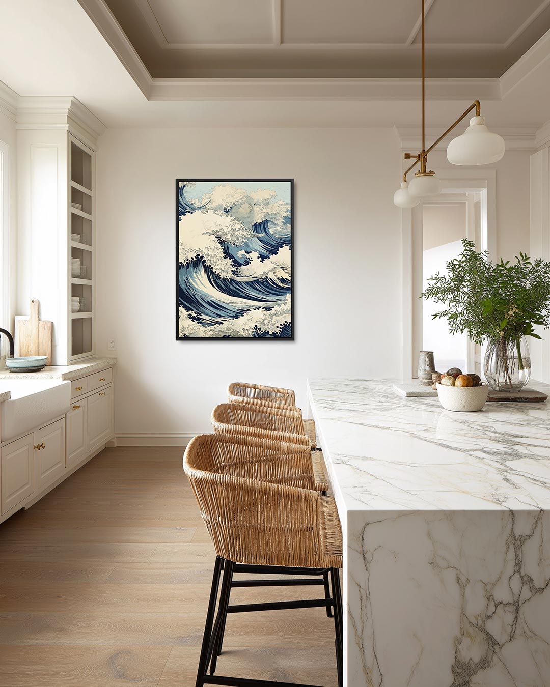 Dynamische golven Kunstwerk