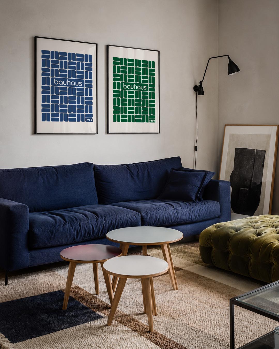 Vormritme en kleur Posterset
