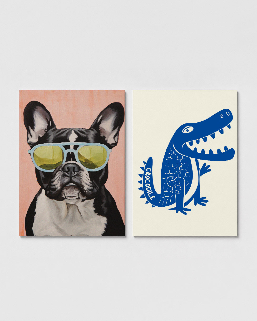 Hond met zonnebril Posterset