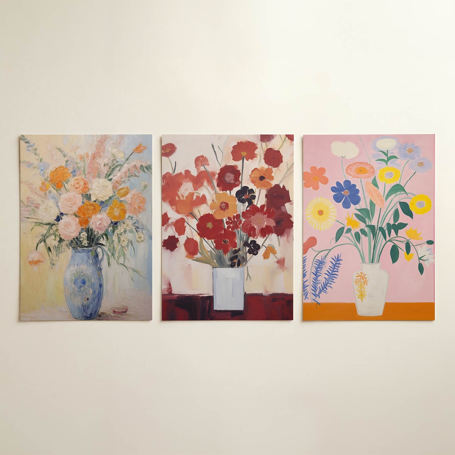 Bloemrijke kleurenpracht Posterset