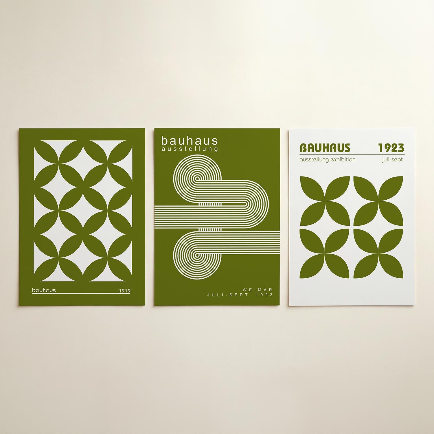 Vormenspel en kleur Posterset