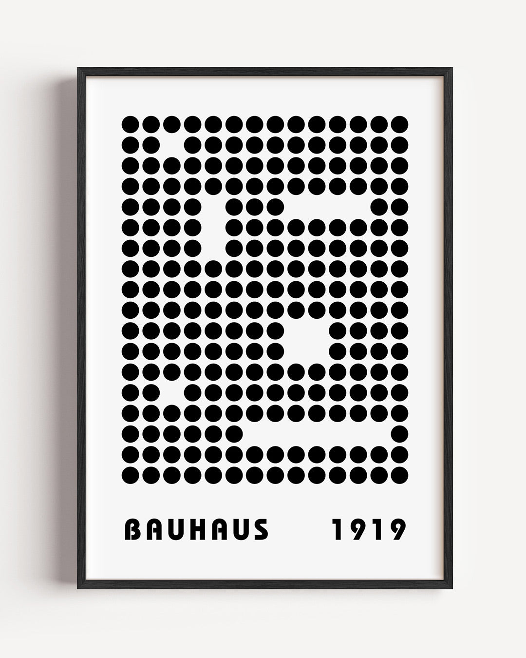 Cirkelpatroon en tekst Poster
