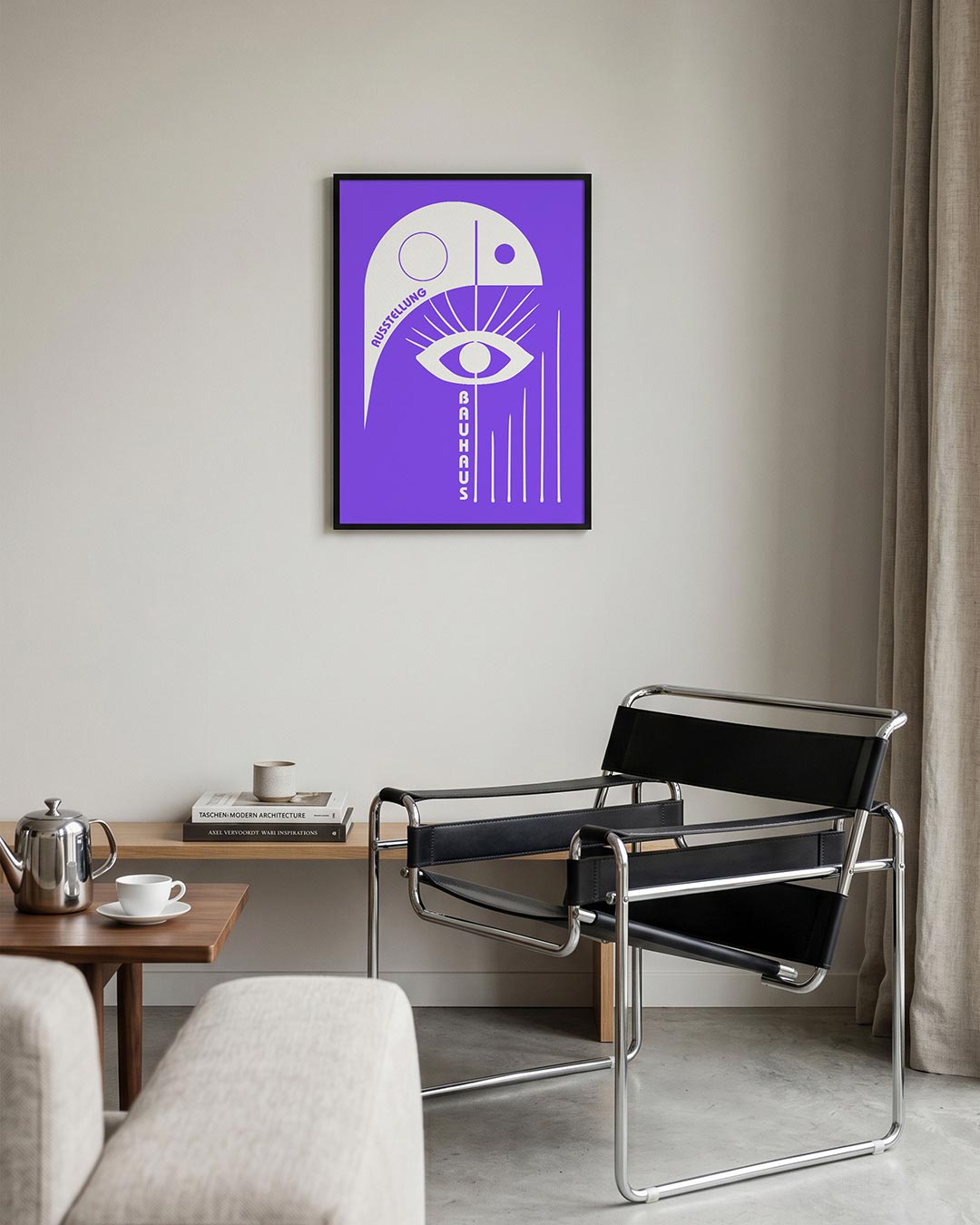 Oog en lijnen Poster