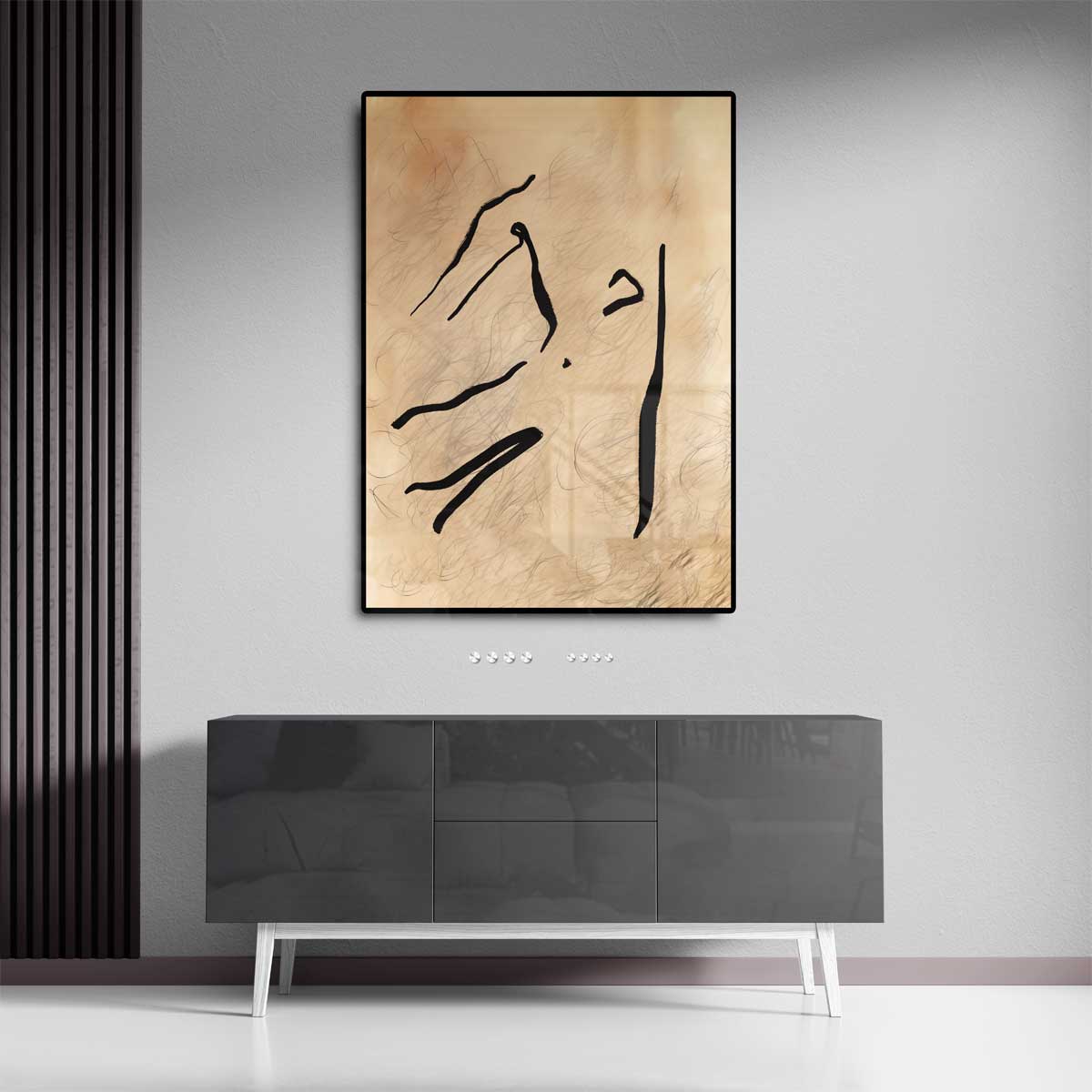 Elegante Lijnen Kunstwerk-canvas-dibond-plexiglas-wanddecoratie-WallArtistic