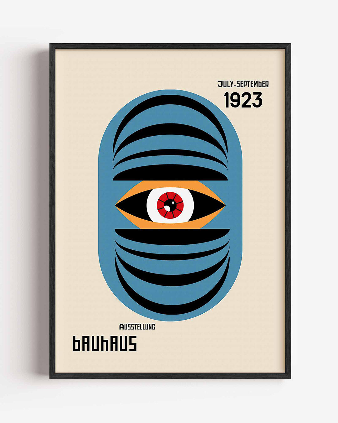 Oogvorm en lijnen Poster
