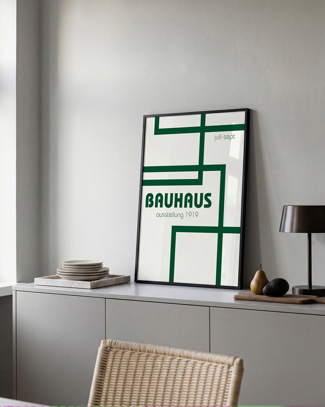 Lijnen en vlakken Poster
