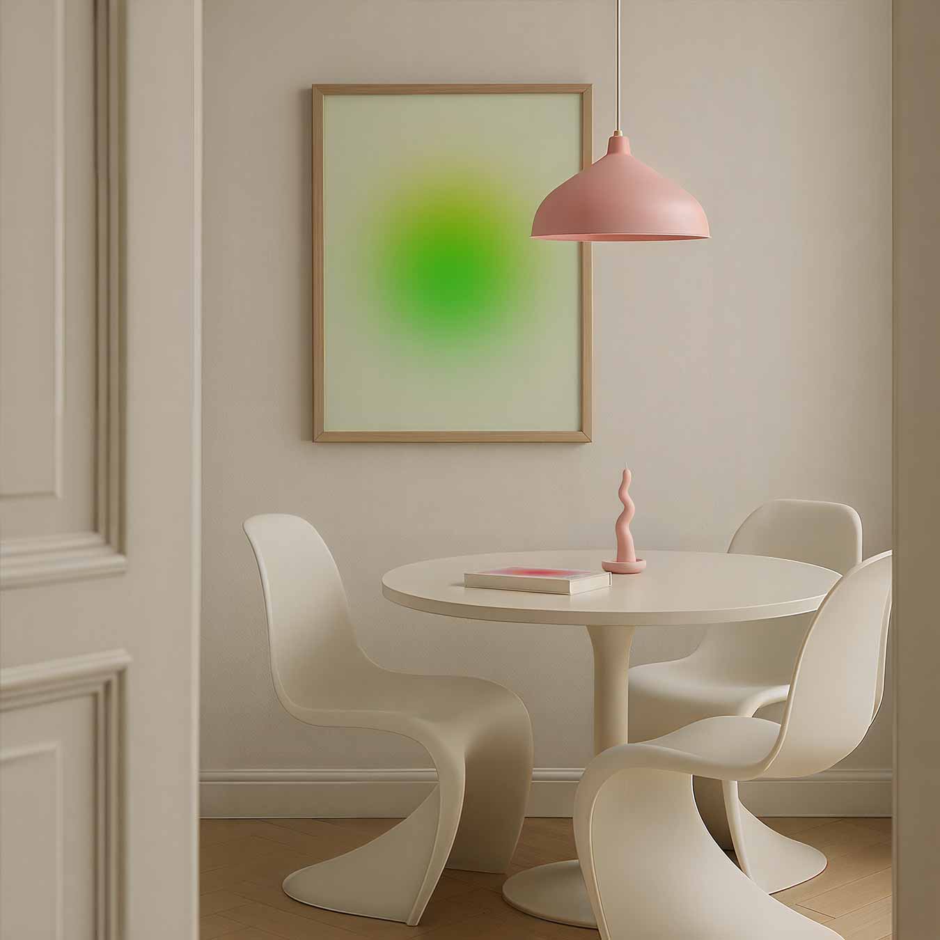 Groene Zen Cirkel Poster-WallArtistic